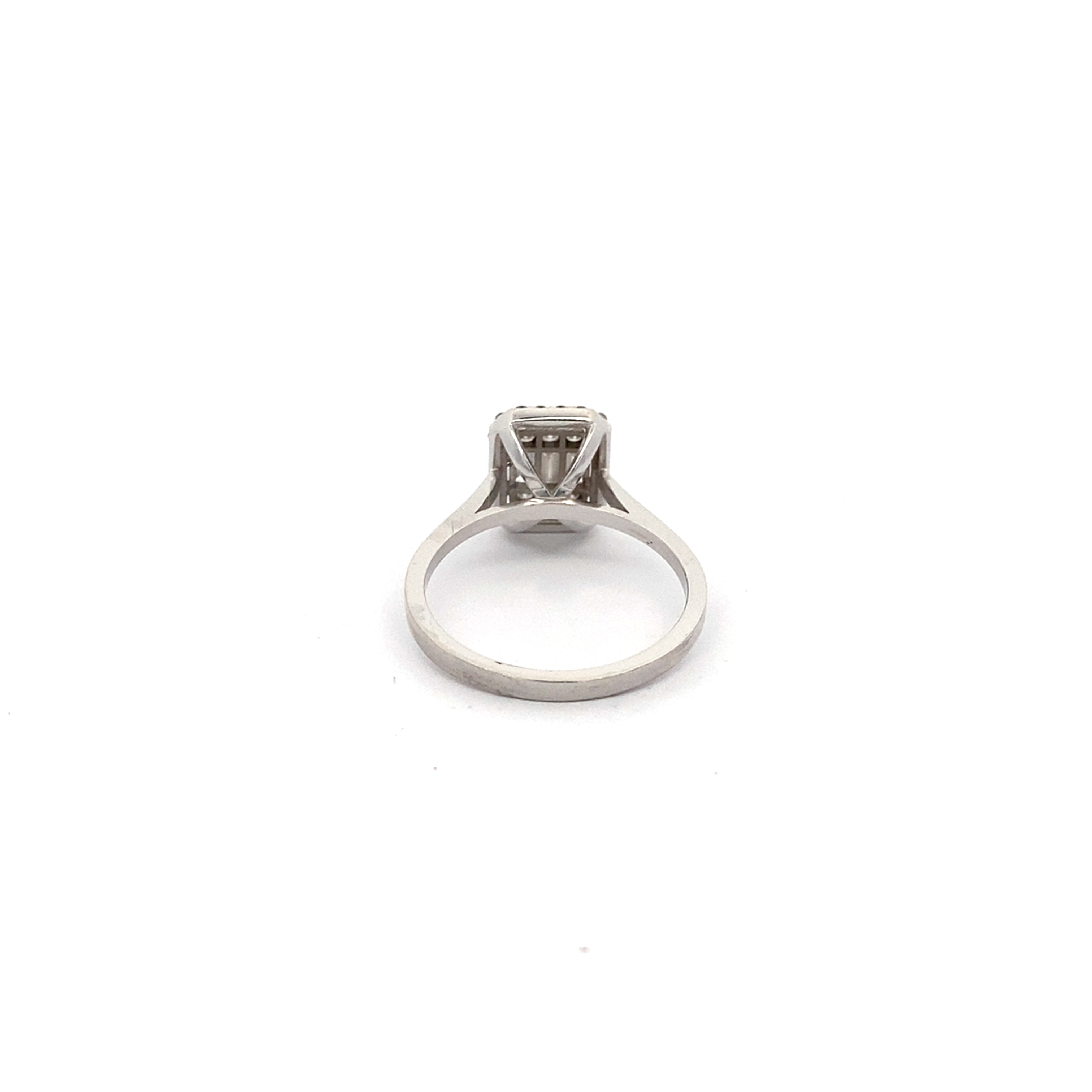 Damenring Weißgold 585 / 14 kt