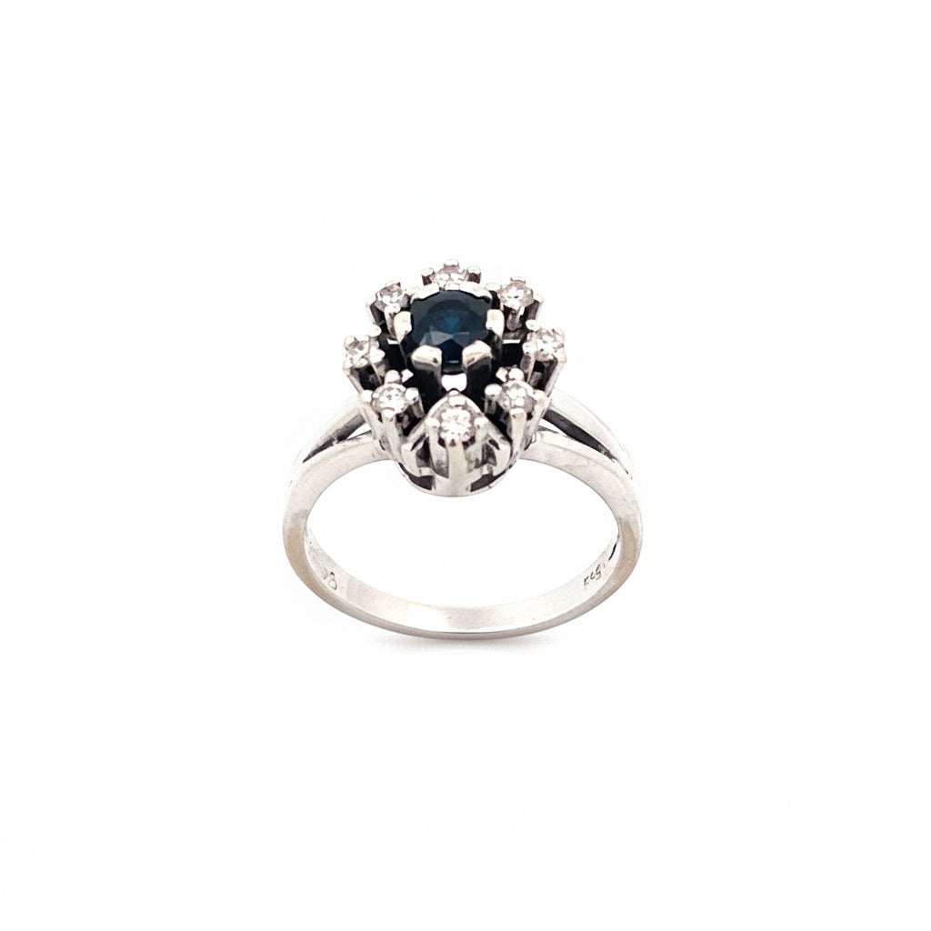 Brillant Ring Weißgold 585 / 14 kt