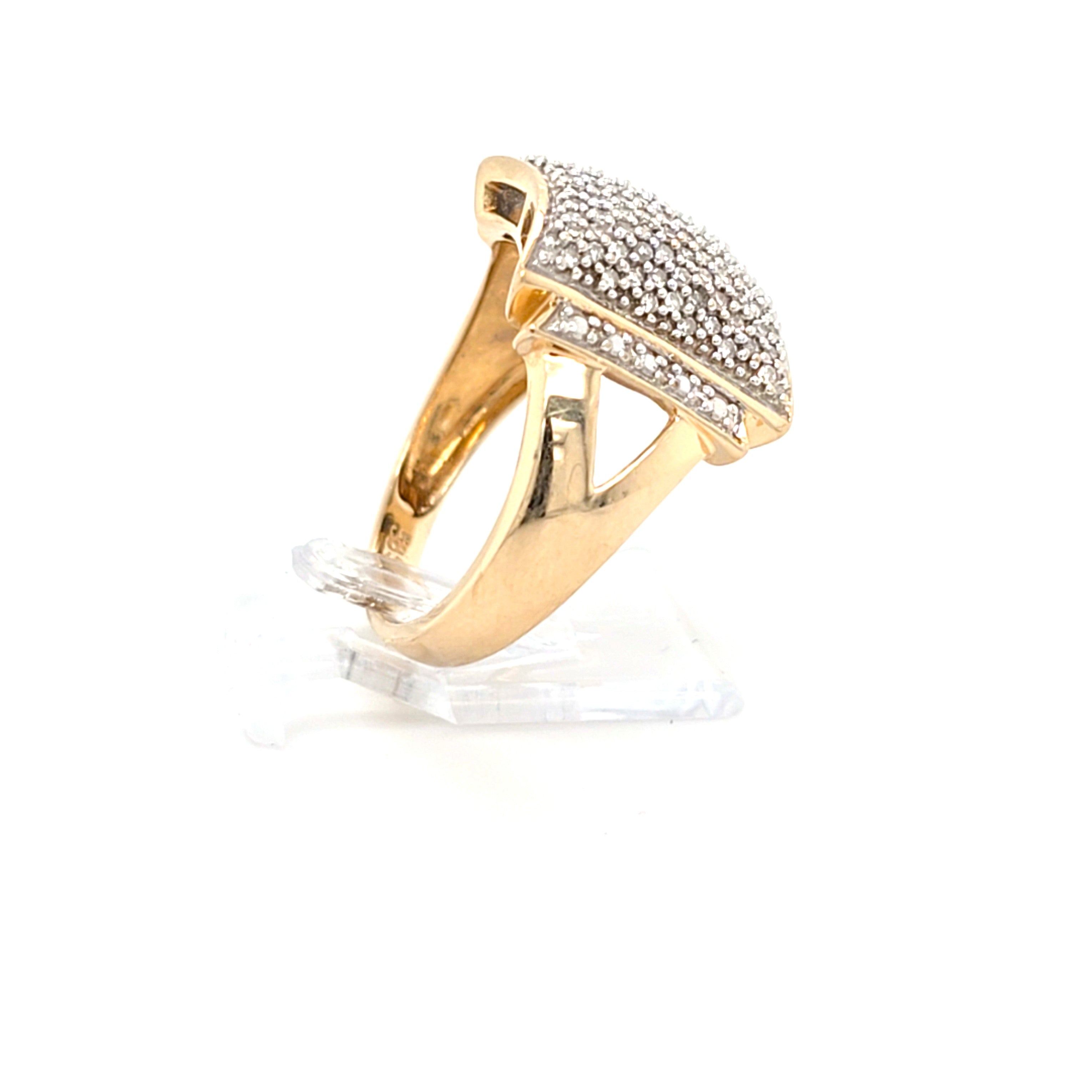 Ring Gold 585 14 kt Damen Zirkonia Geschenk