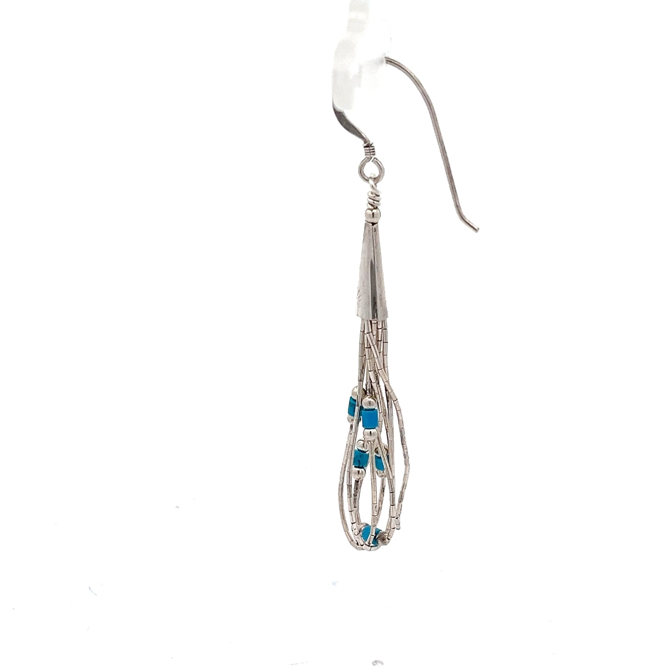 Navajo Ohrring Sterling Silber 925 mit türkisem Steinen