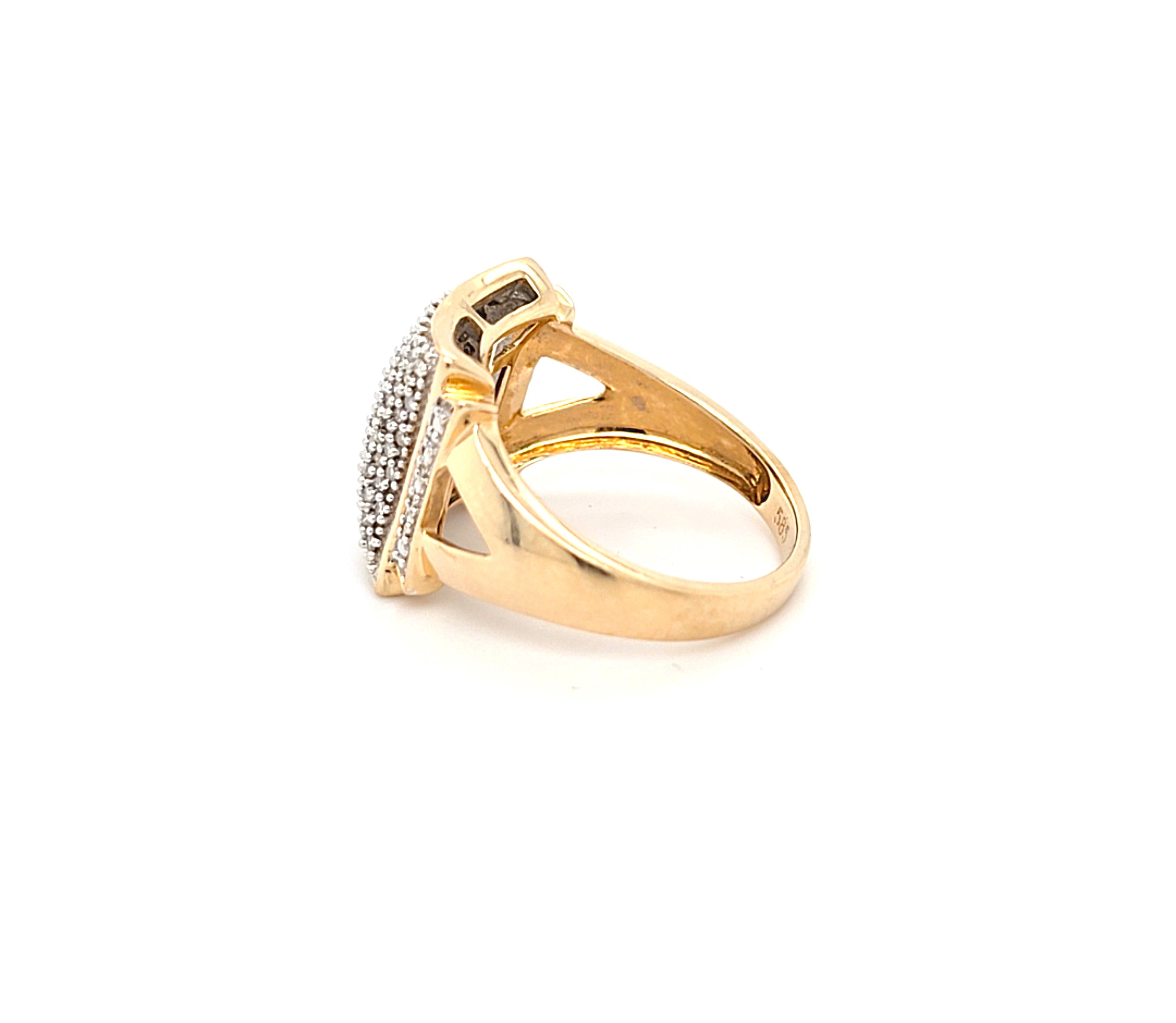 Ring Gold 585 14 kt Damen Zirkonia Geschenk