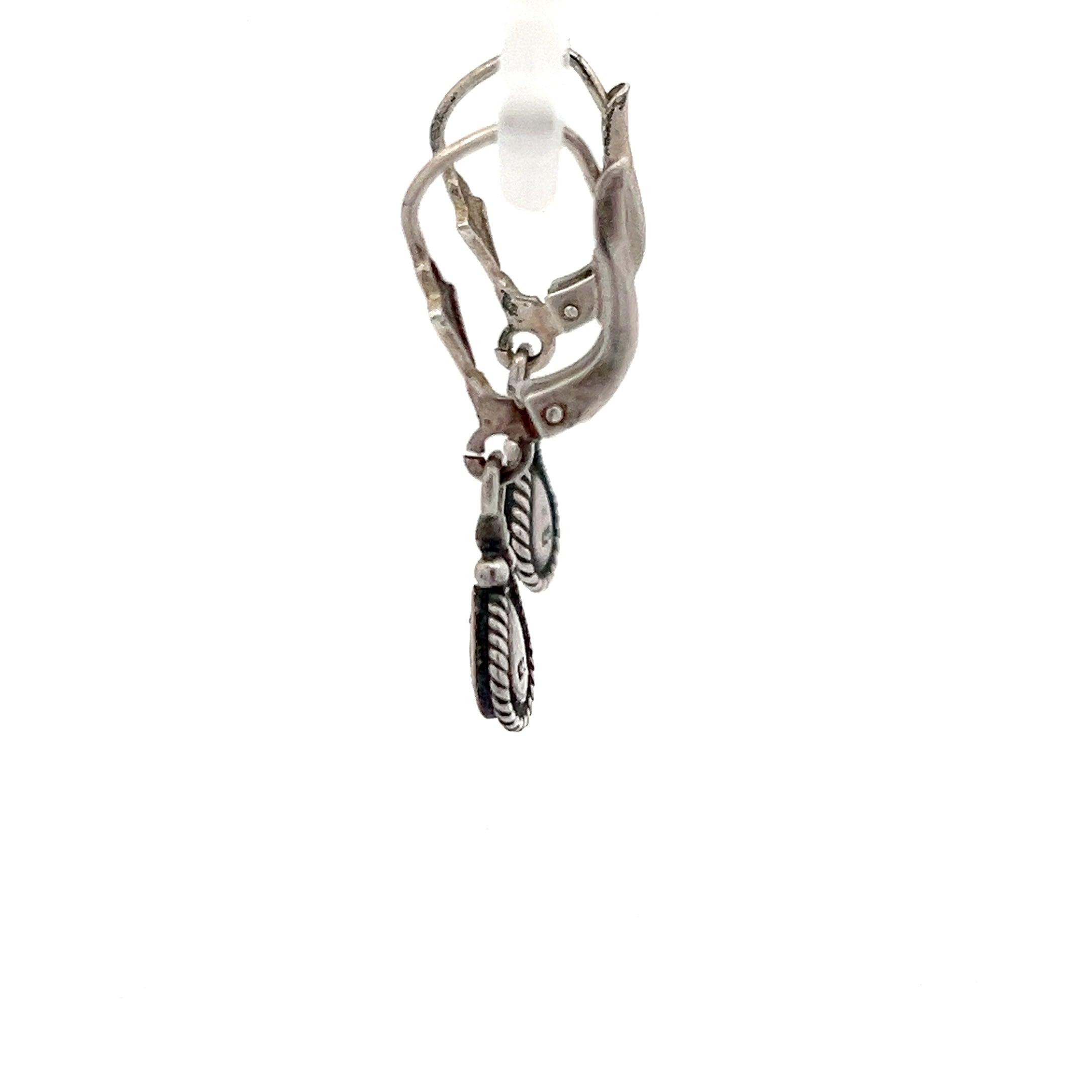 Navajo Ohrringe Sterling Silber mit türkisen Steinen