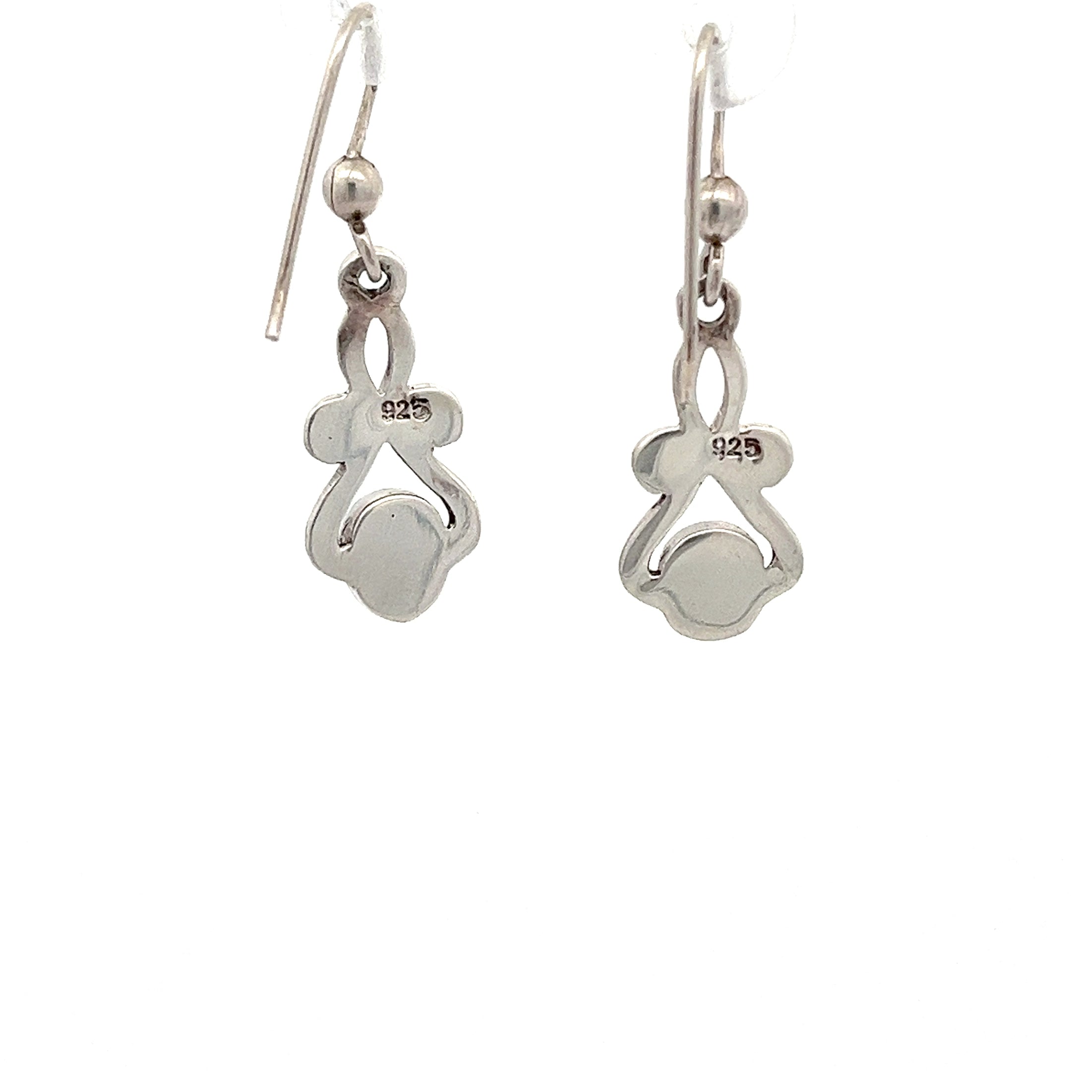 Keltische Ohrringe mit Mondstein Sterling Silber 925