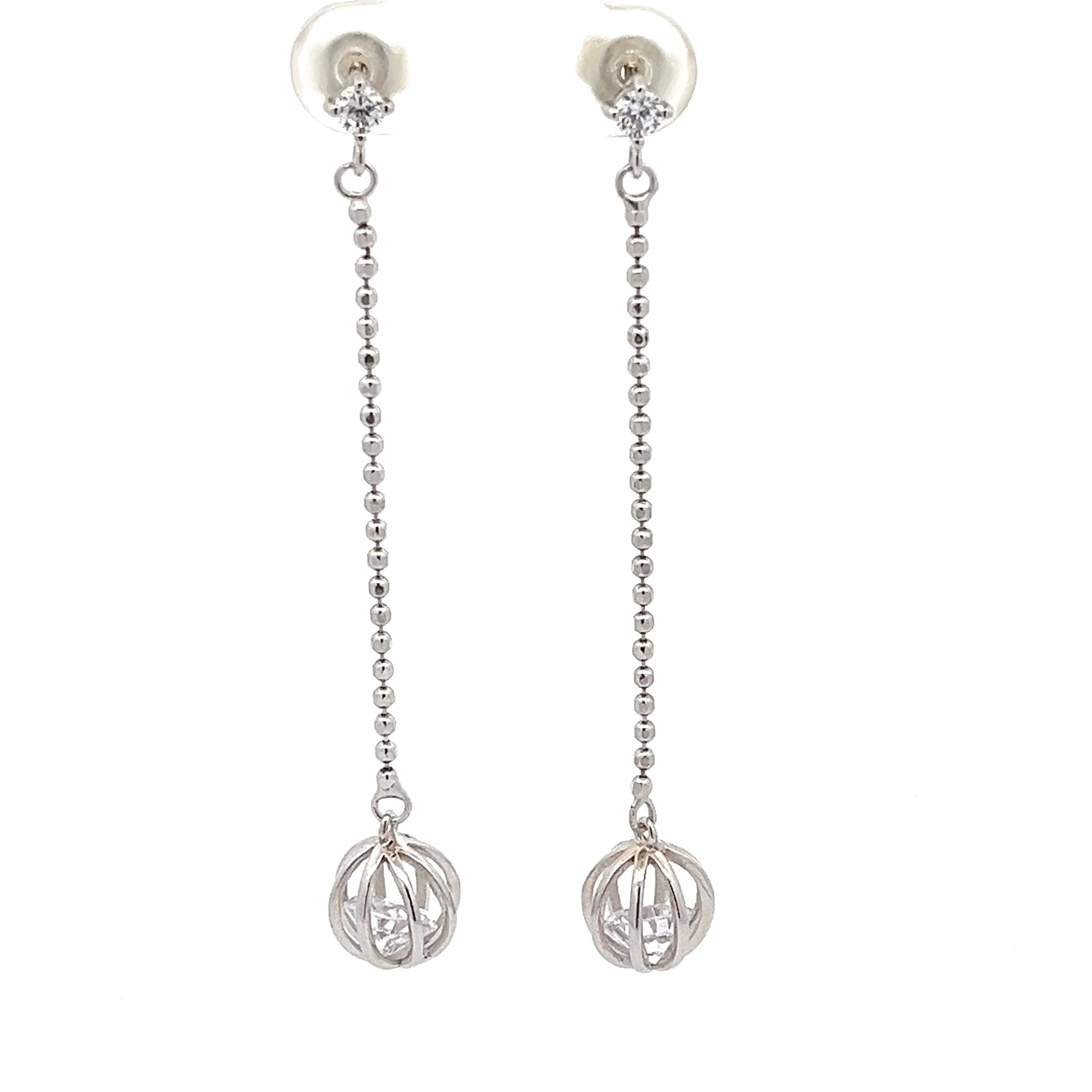 Hängeohrringe Sterling Silber 925