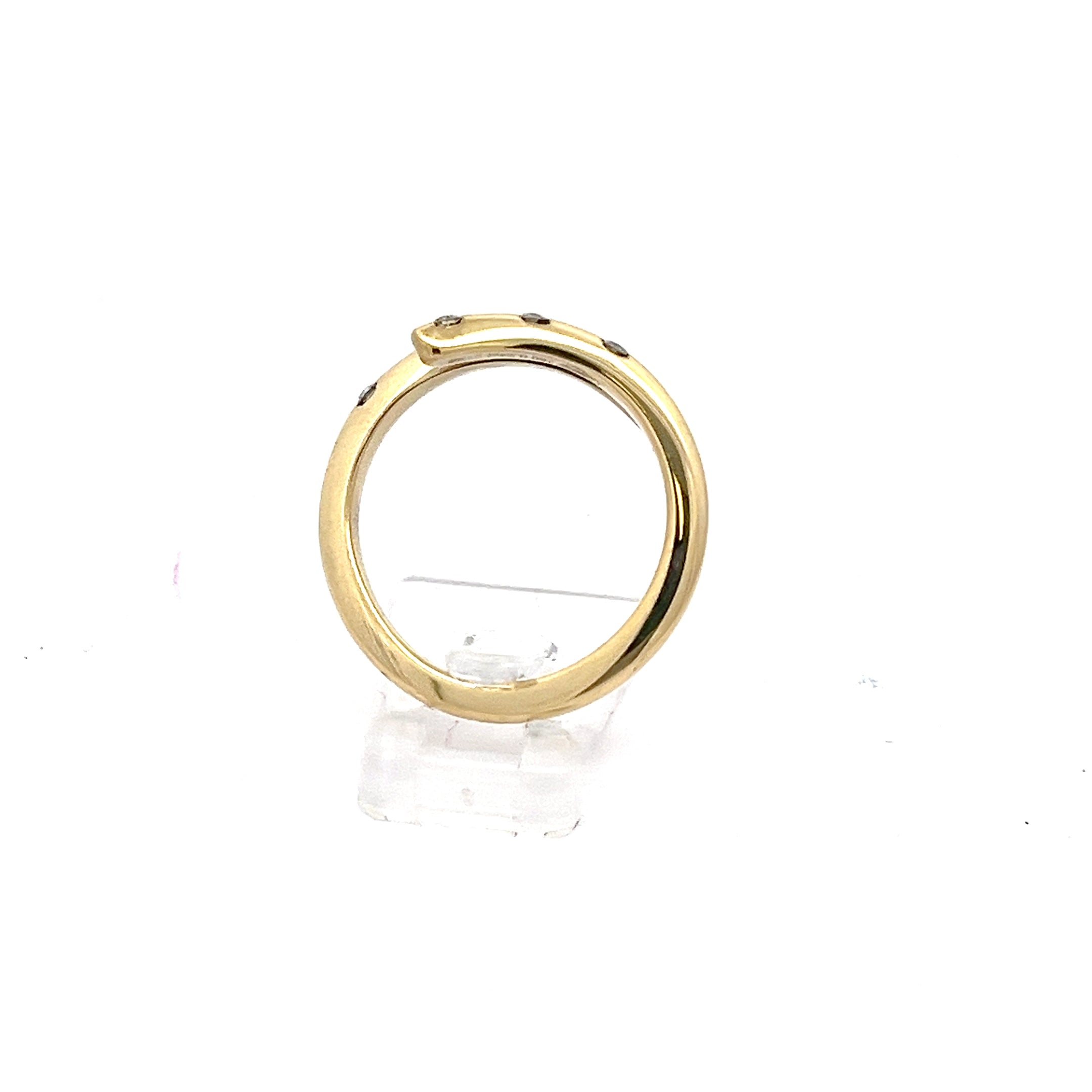 Quinn Ring mit Brillanten ca. 0,24ct Gold 750 18 Karat *56
