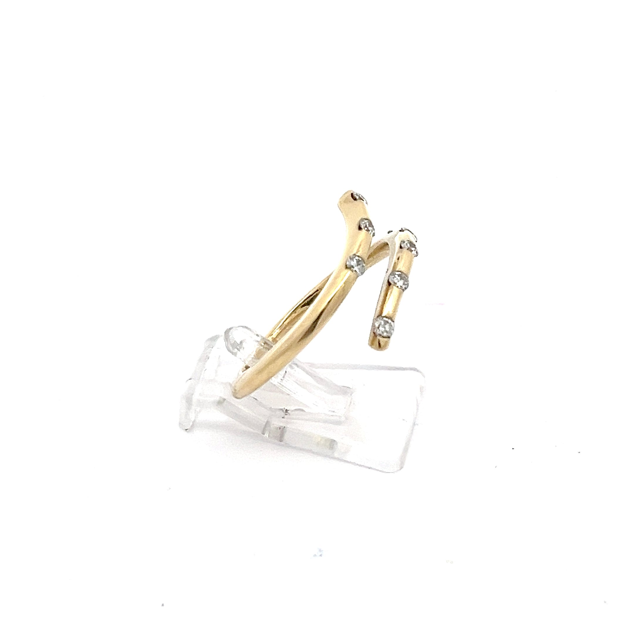Quinn Ring mit Brillanten ca. 0,24ct Gold 750 18 Karat *56