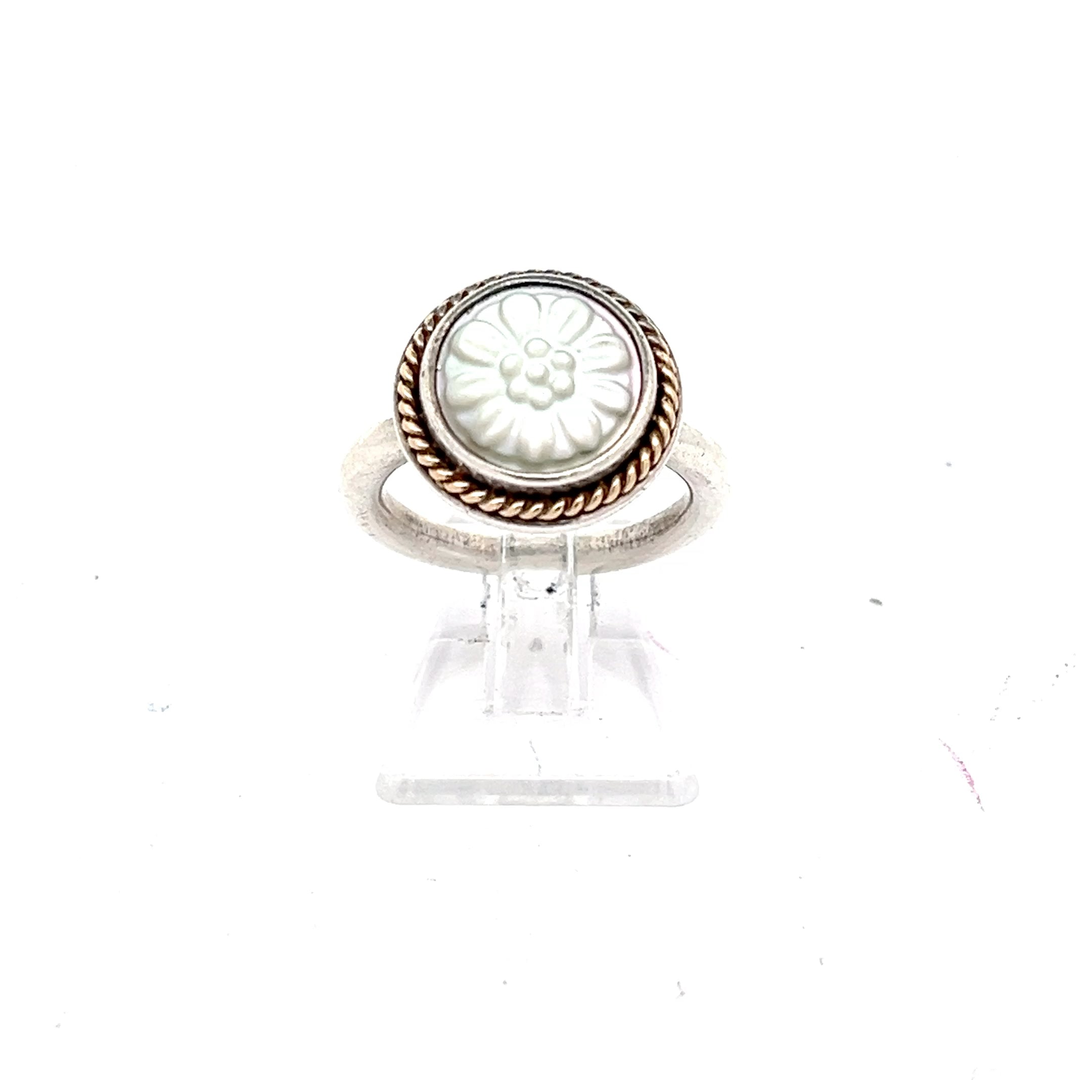 Pandora Ring Sterling Silber mit Blume *50