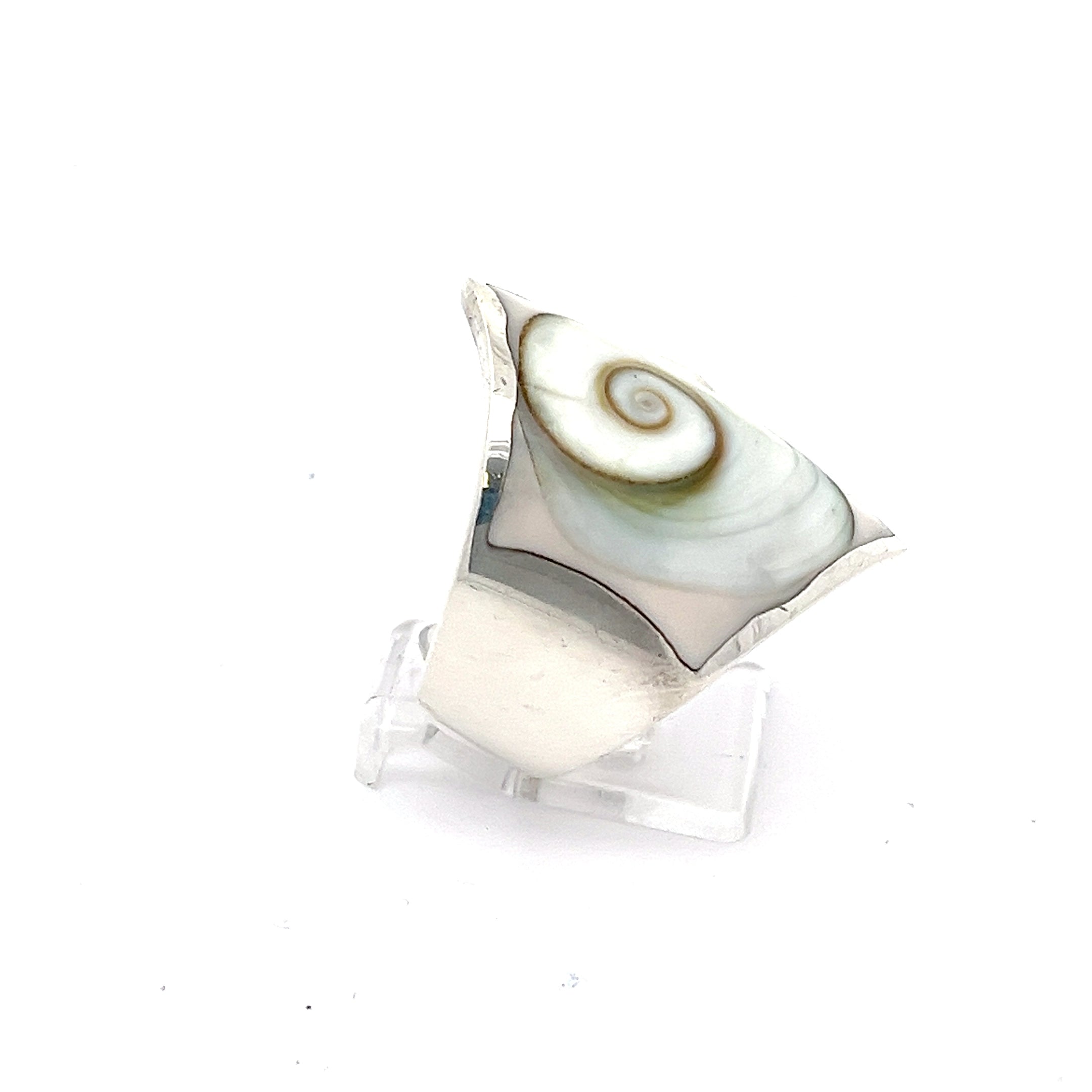 Shivas Auge Ring Sterling Silber 925 mit Muschel
