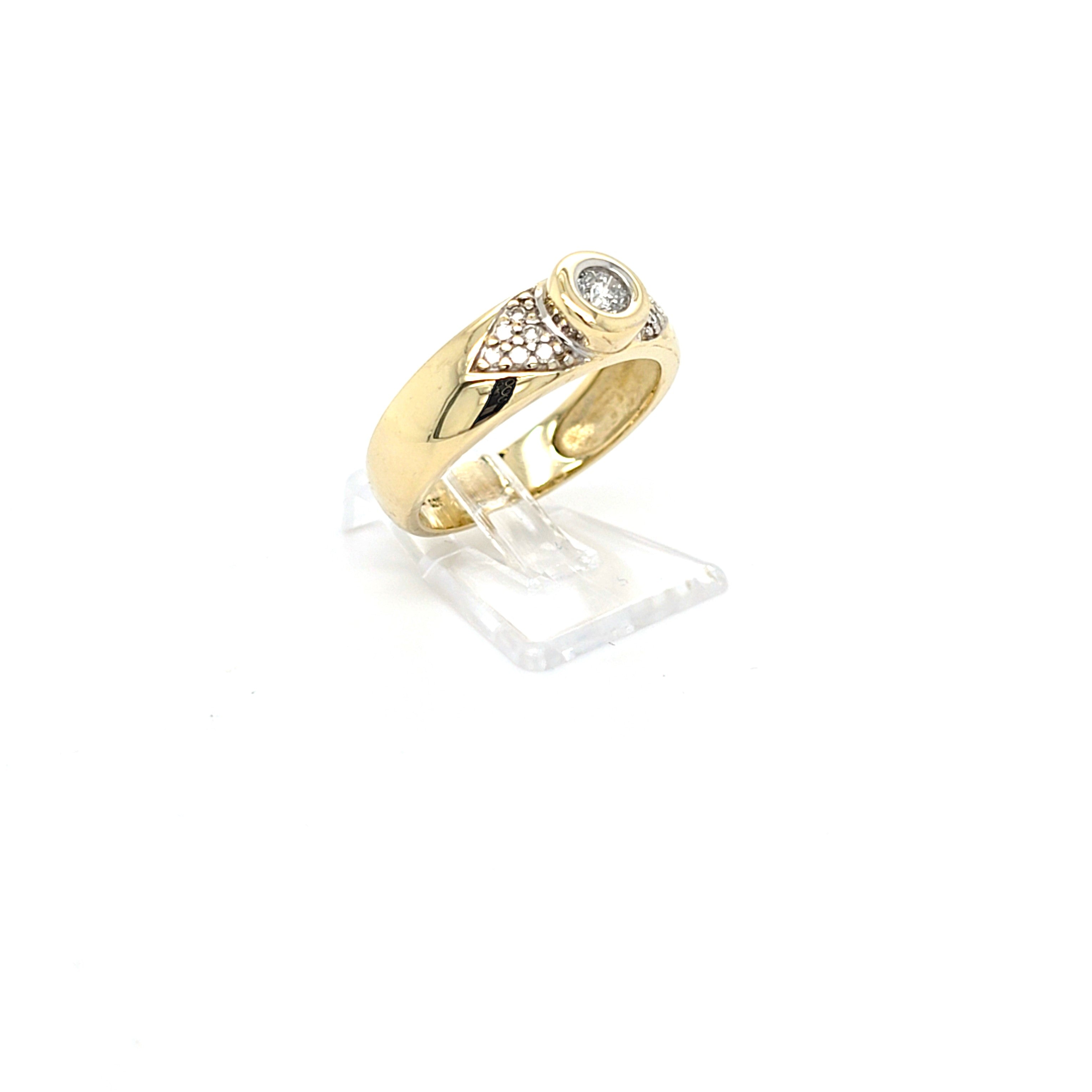 Ring Gold 585 14 kt Brillanten Damen