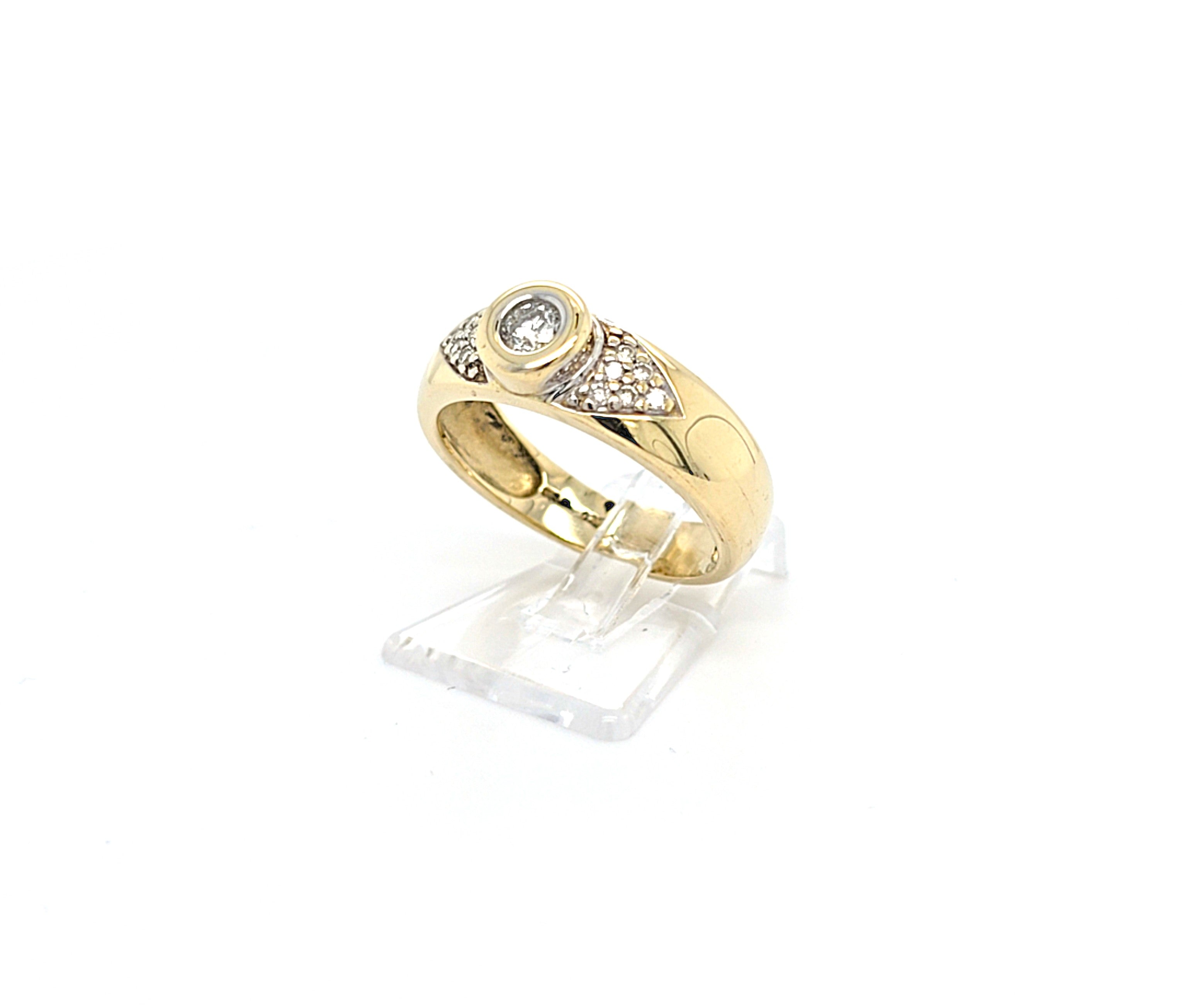 Ring Gold 585 14 kt Brillanten Damen