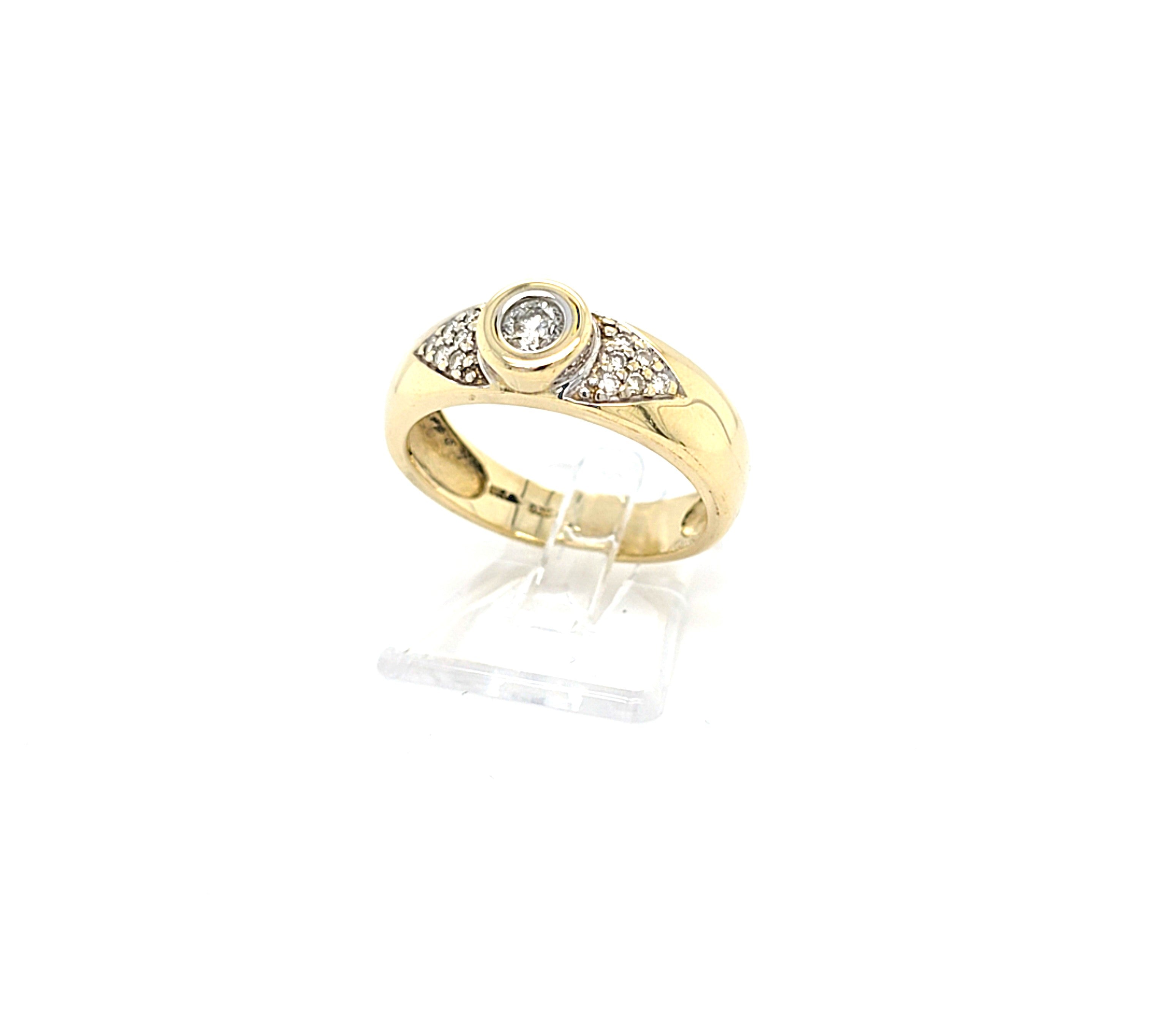 Ring Gold 585 14 kt Brillanten Damen