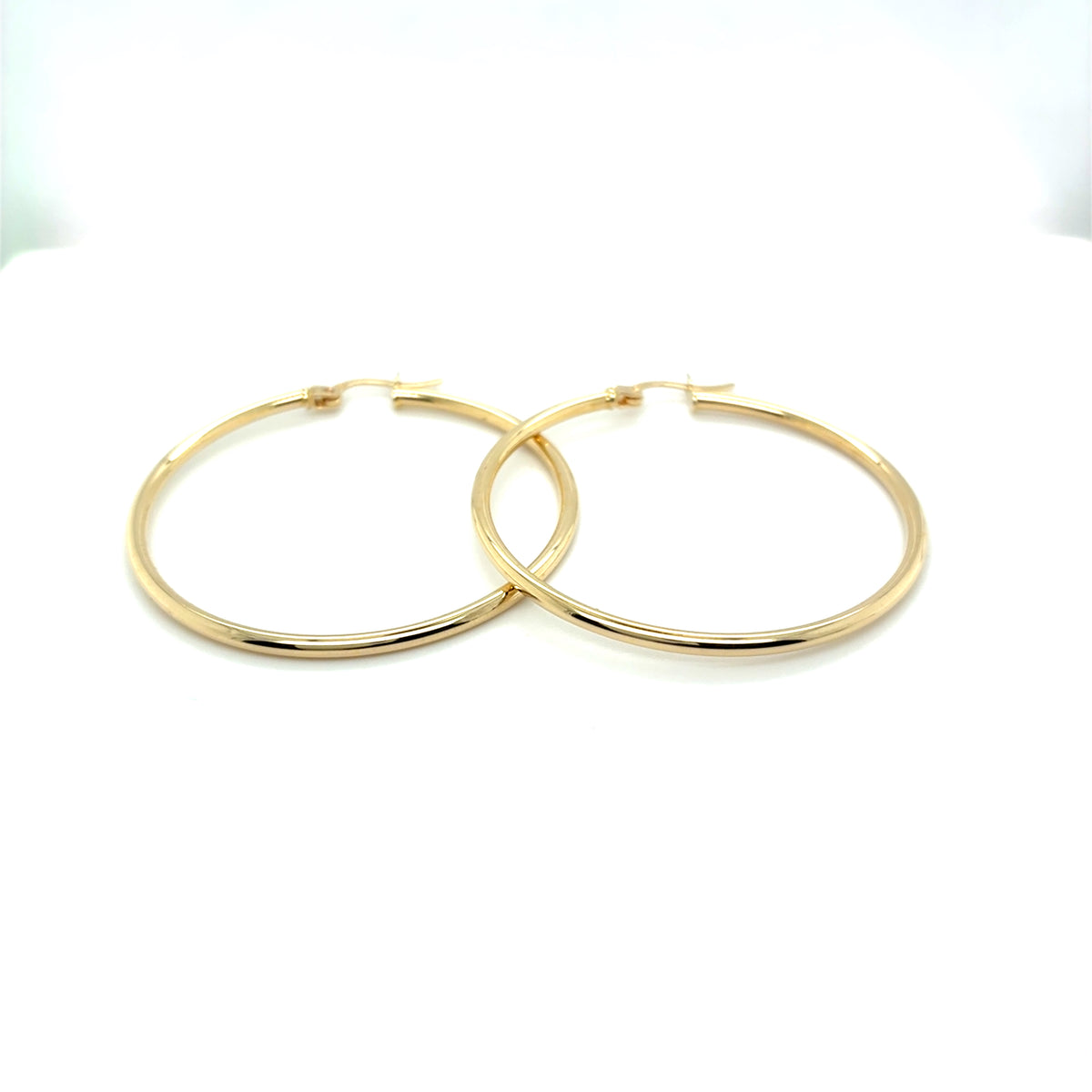 Creolen Gold Ohrringe 585 Gelbgold 14 Karat 229906