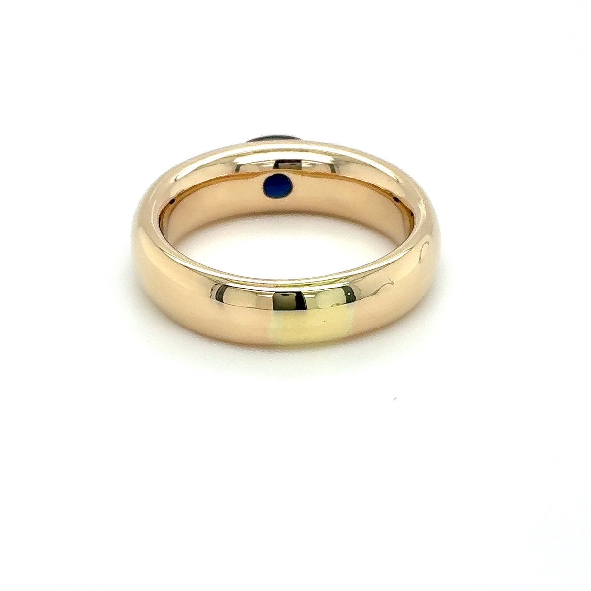 Saphir Ring Gelbgold 585/14kt Gold Gr.59