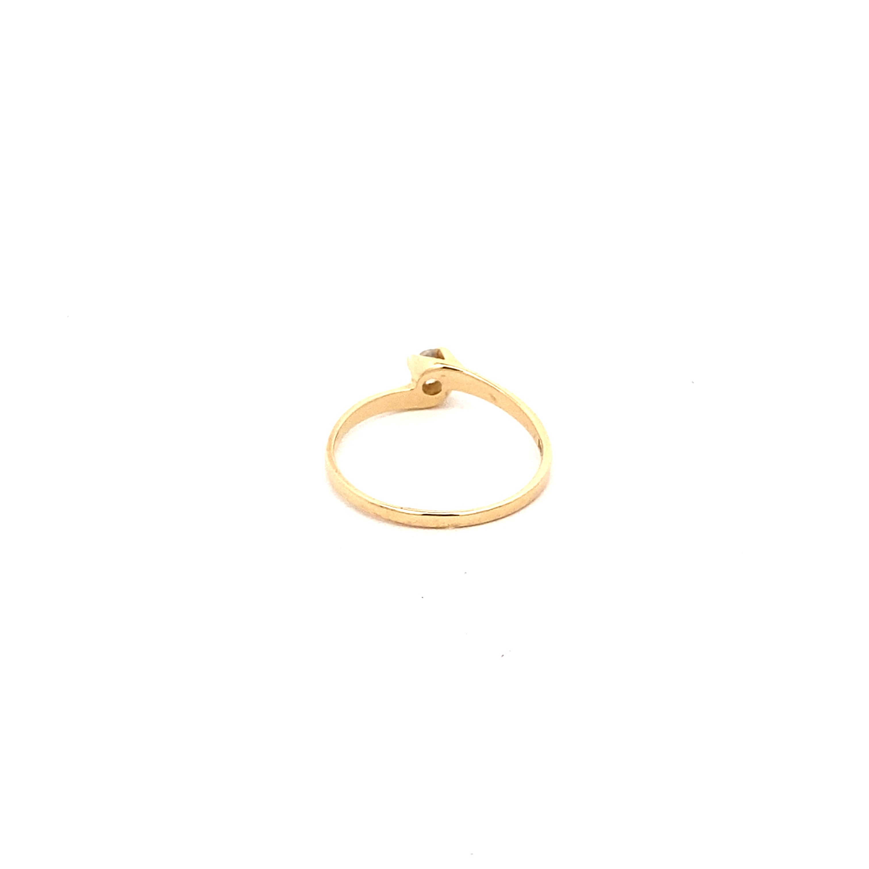 Brillantring Gelbgold 585 / 14 kt