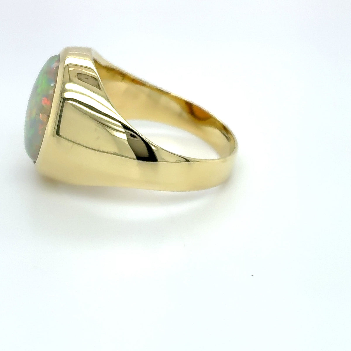Opal Ring Gelbgold 585/14kt Gold Gr.64
