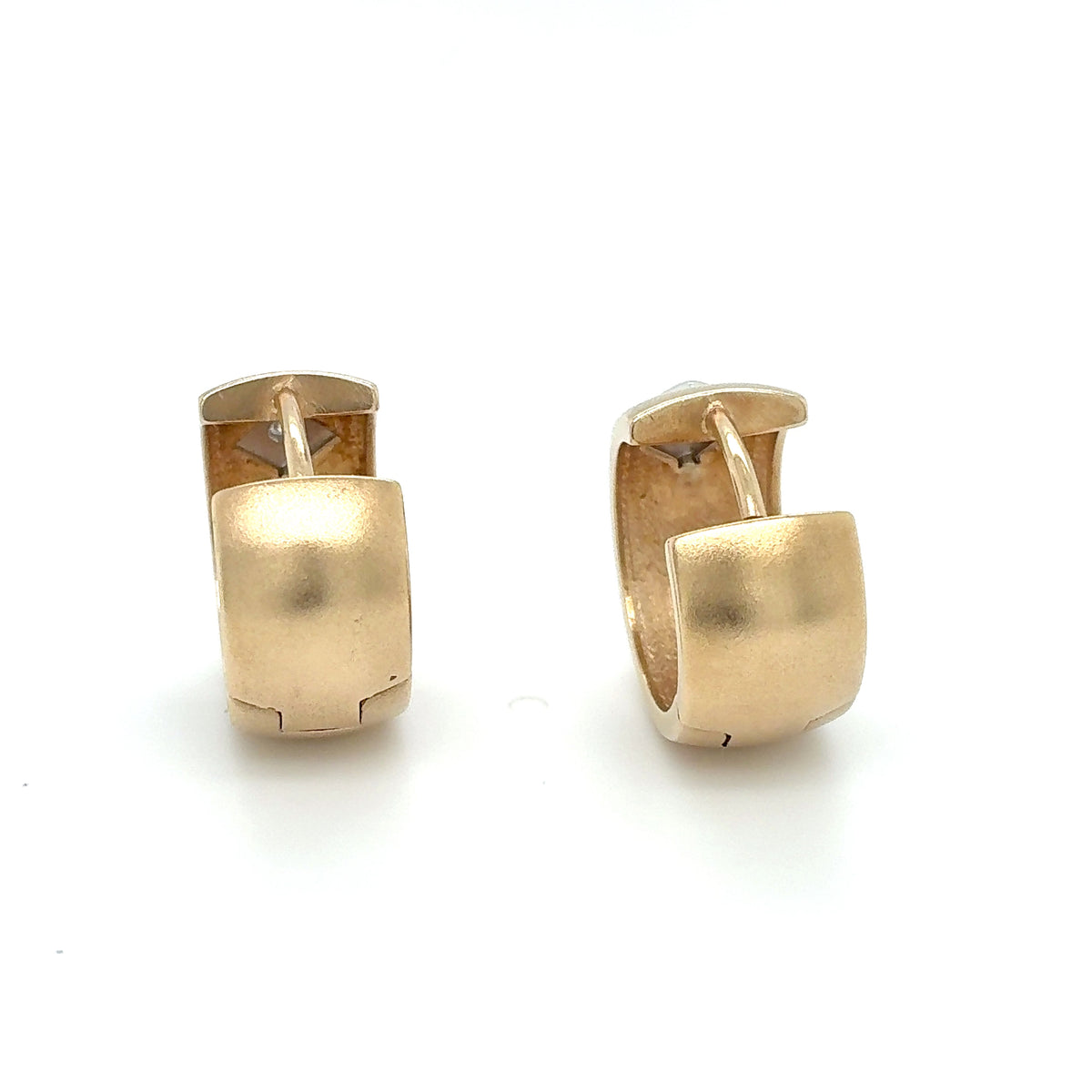 Creolen Gold Brillant Ohrringe 585 Gelbgold 14 Karat