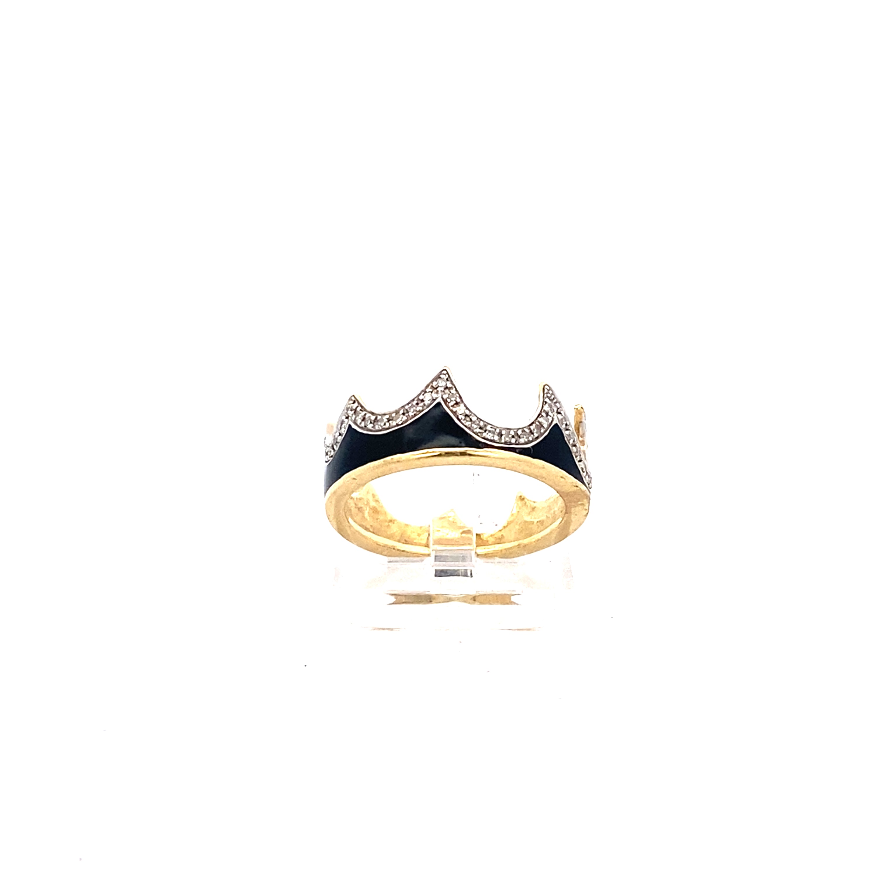 Ring "Krone" Gelbgold 585/14 kt