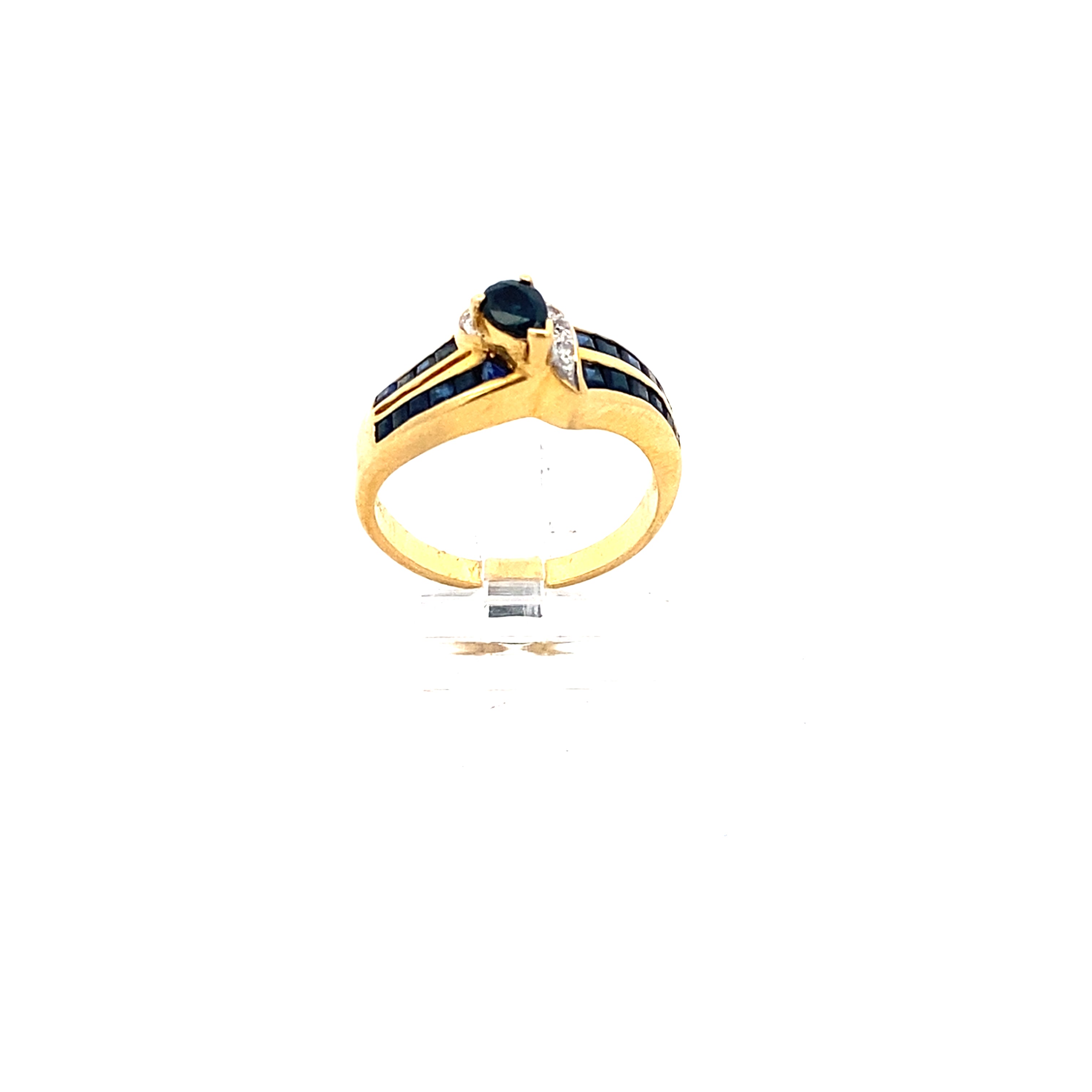 Brillantring Gelbgold 750 / 18 kt 53*