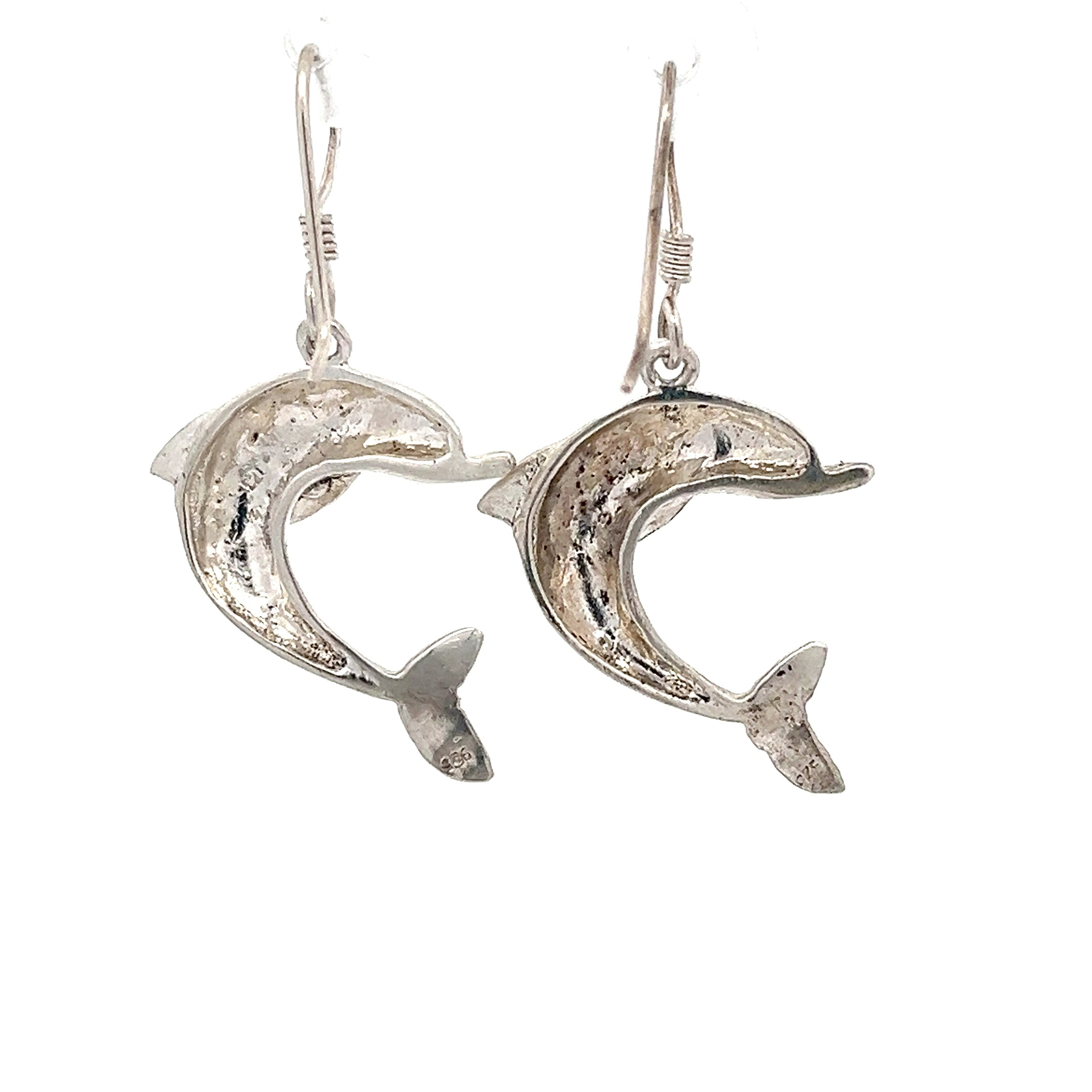 Delfin Sterling Silber Ohrhänger