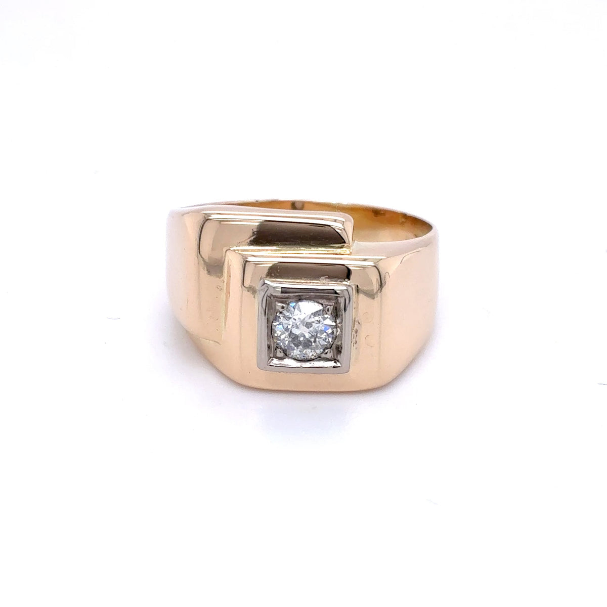 Brillant Ring Gelbgold 585 Gold 14kt Gr. 56