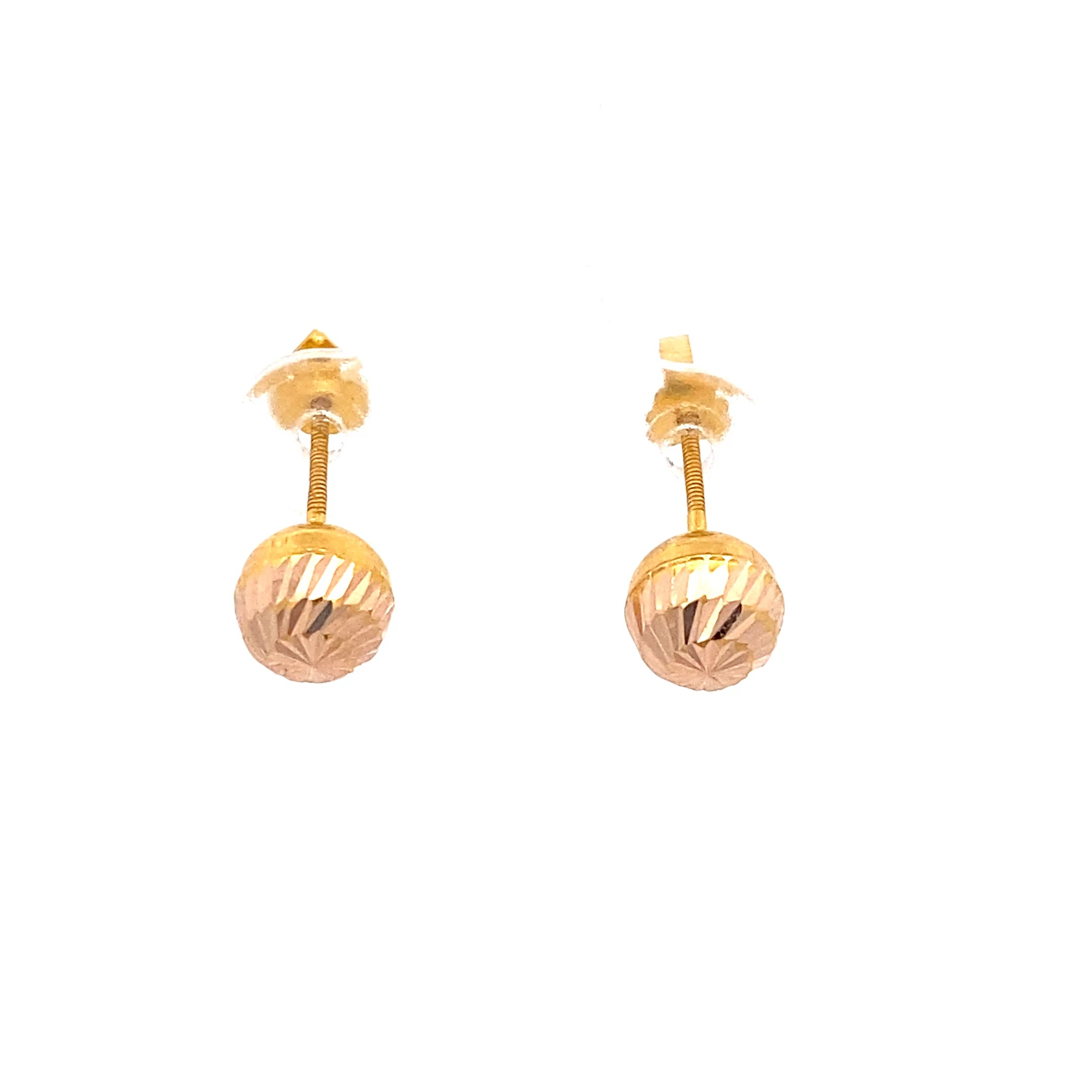 Ohrstecker 585/14kt Rotgold Gold