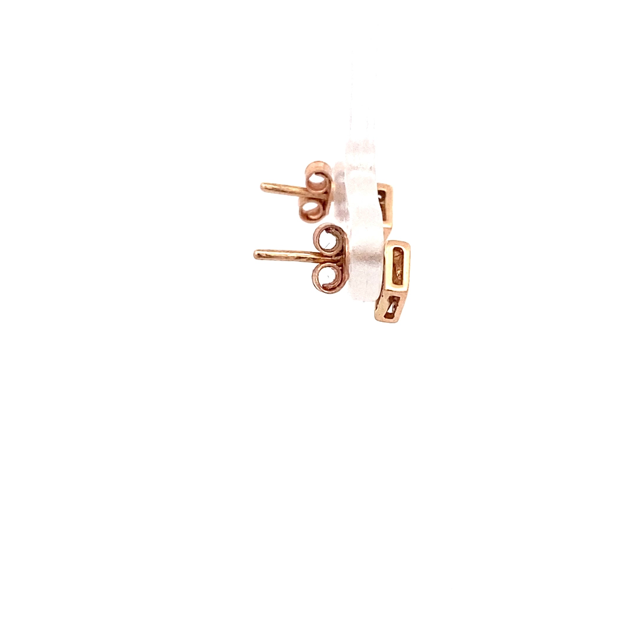 Ohrstecker 585/14kt Rotgold