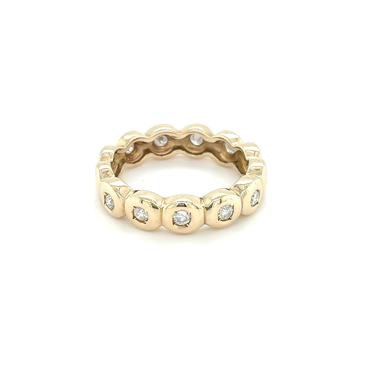 Memory Brillant Ring Gelbgold 585/14kt Gold Gr.55