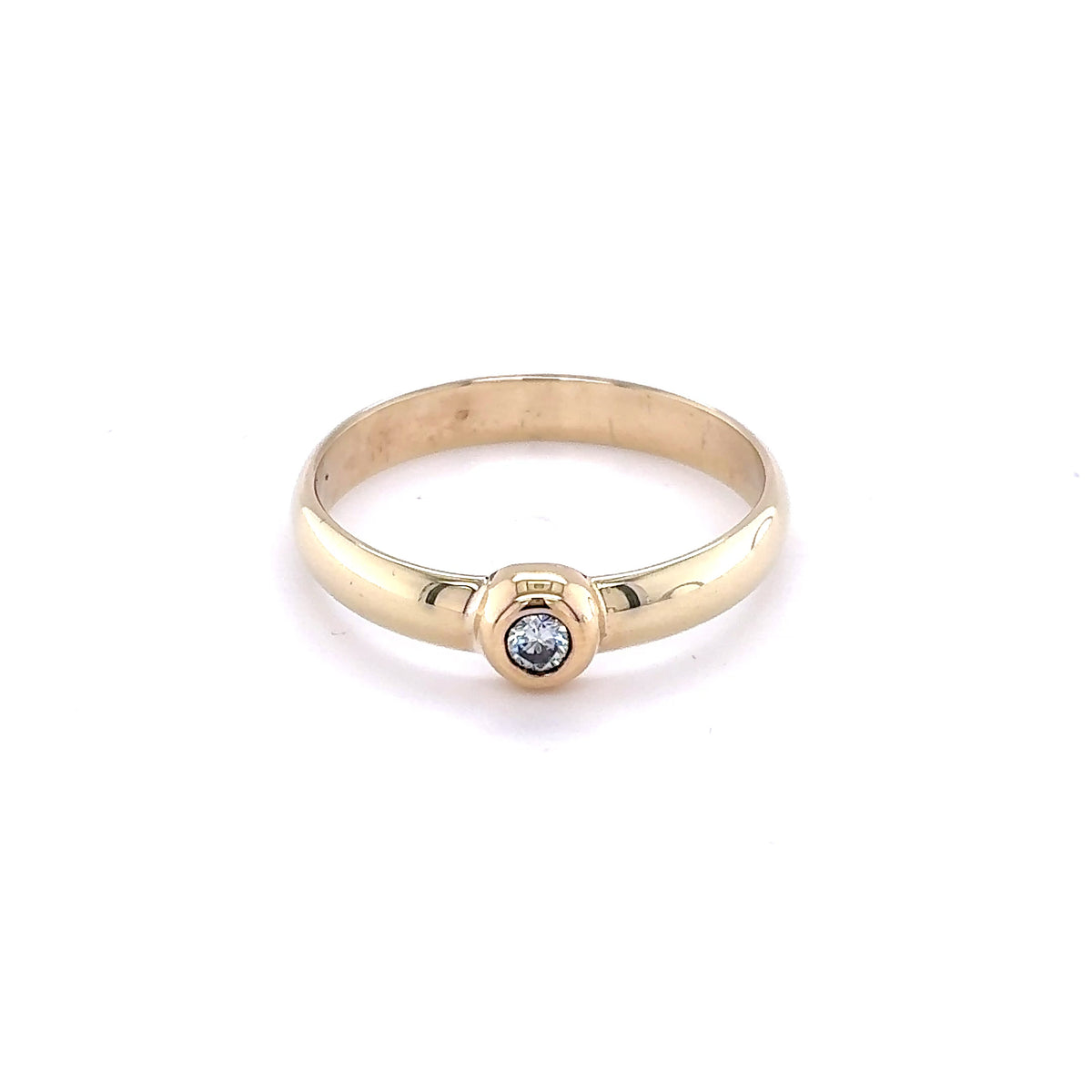 Diamant Ring Gelbgold 333 Gold 8kt Gr. 60