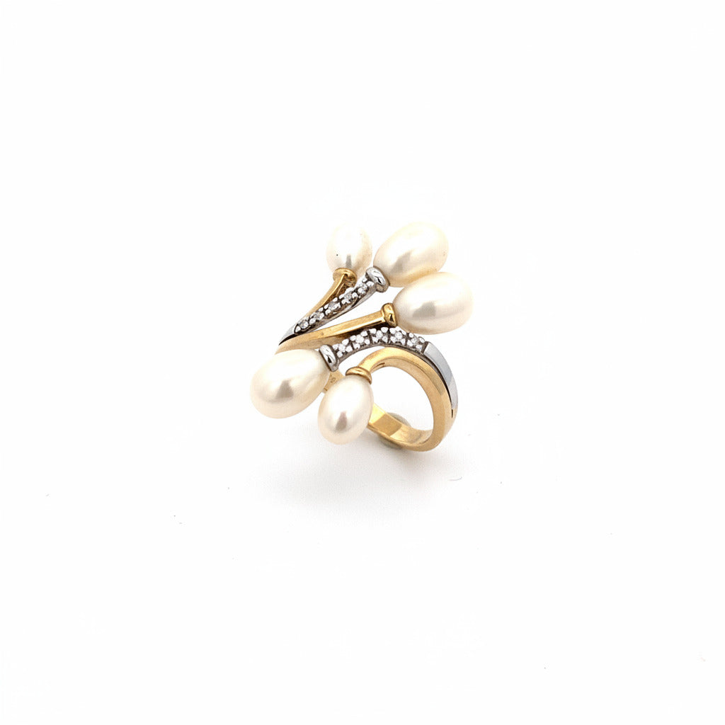 Damenring Gelbgold 585/14 kt Gr.55