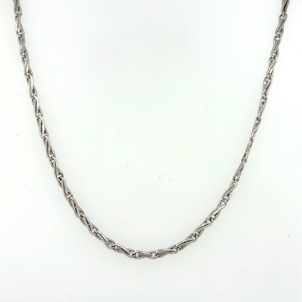 Kette Gold 585 Weißgold 14 Karat Länge: 45cm