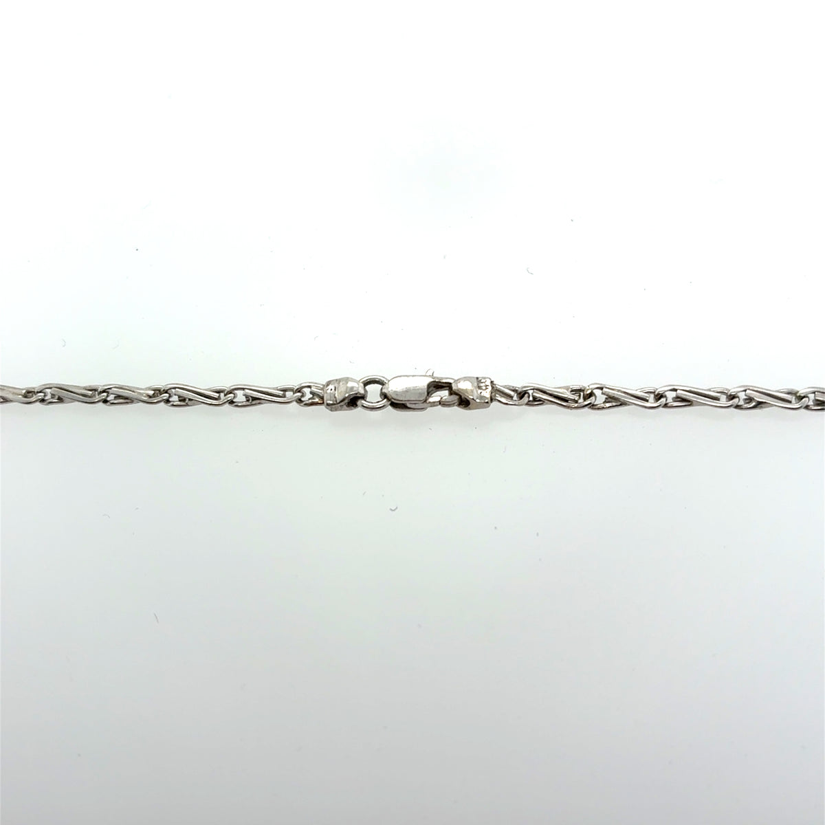Kette Gold 585 Weißgold 14 Karat Länge: 45cm