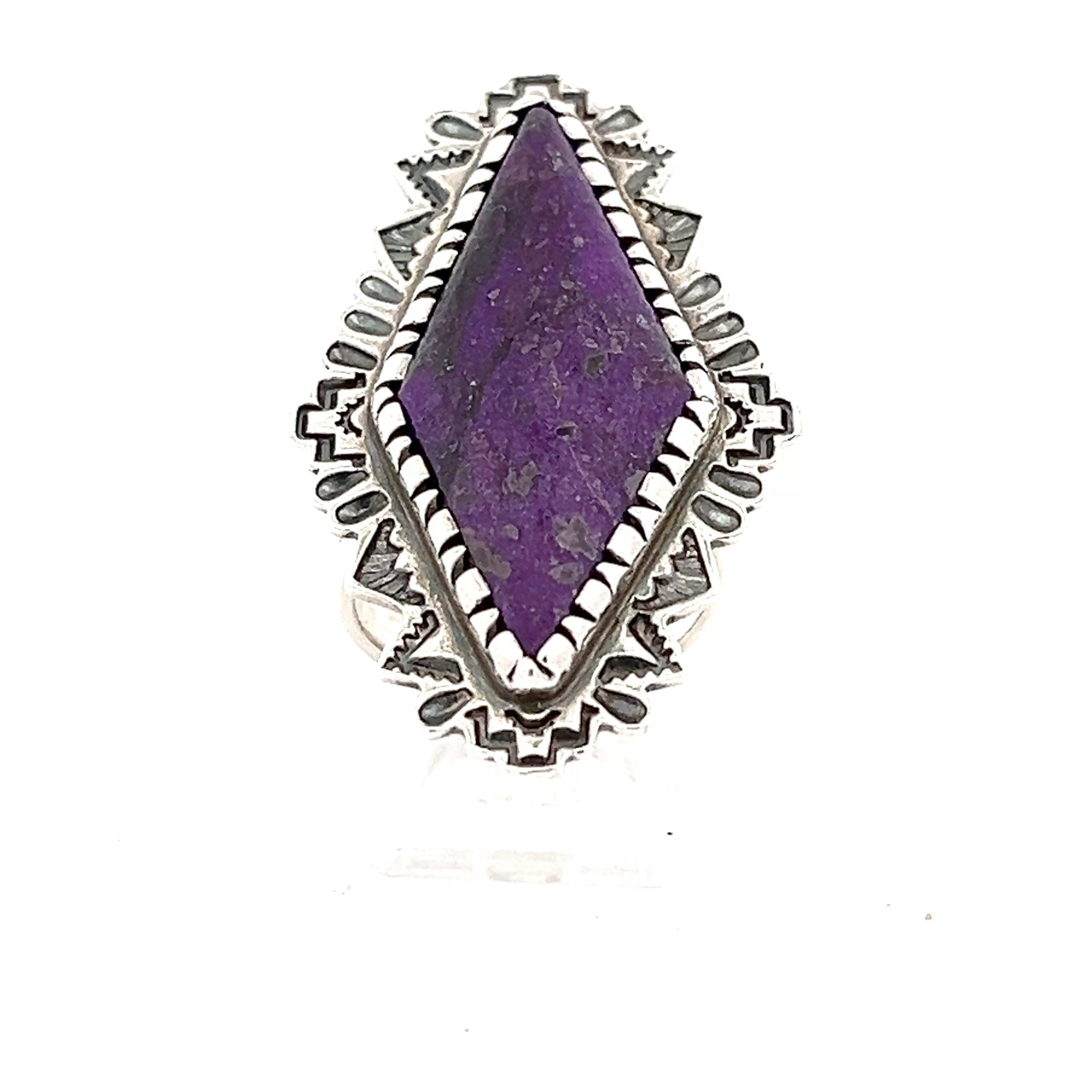Allison Navajo Ring Sterling Silber mit lila Stein *58