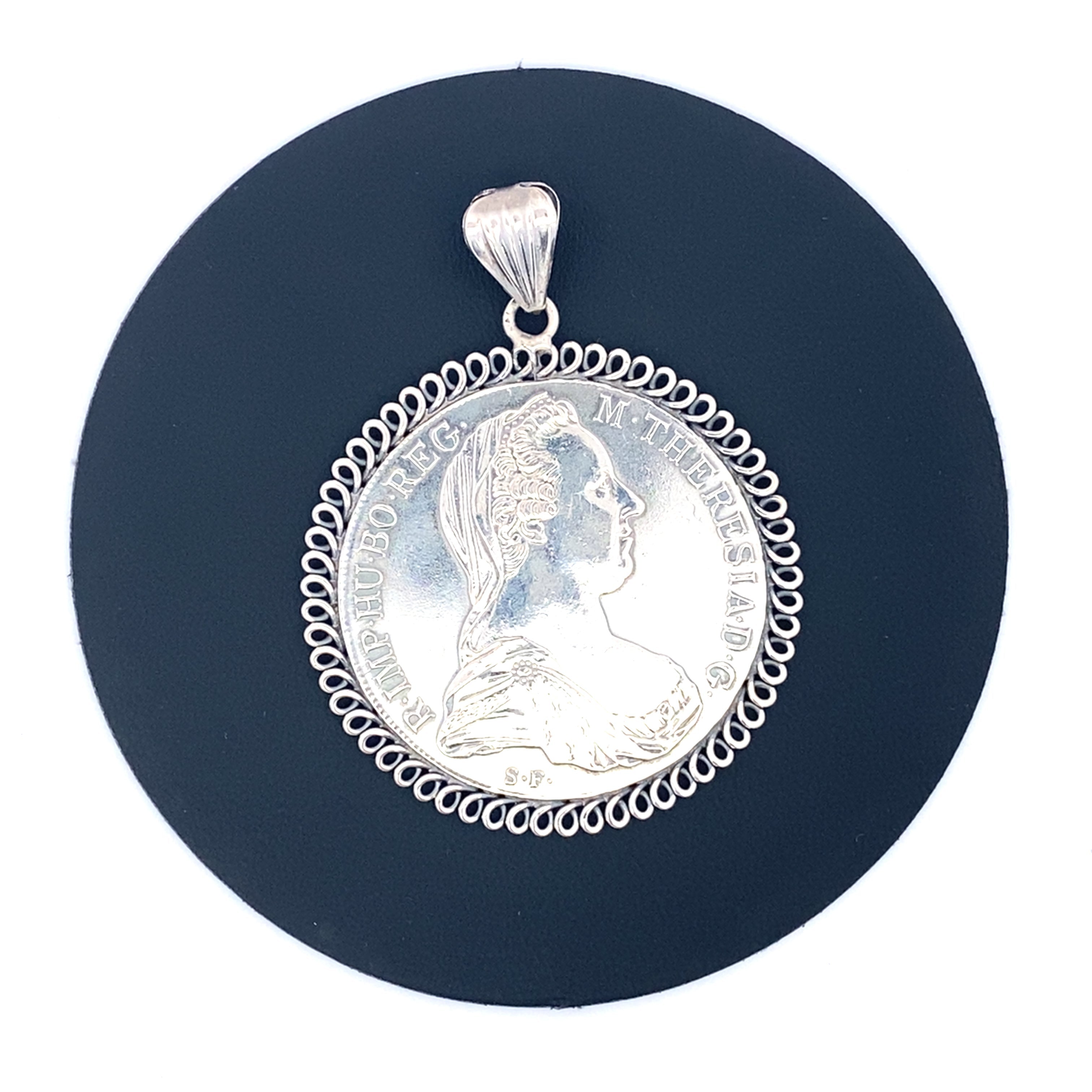 Schmuckanhänger Sterlingsilber Maria Theresia