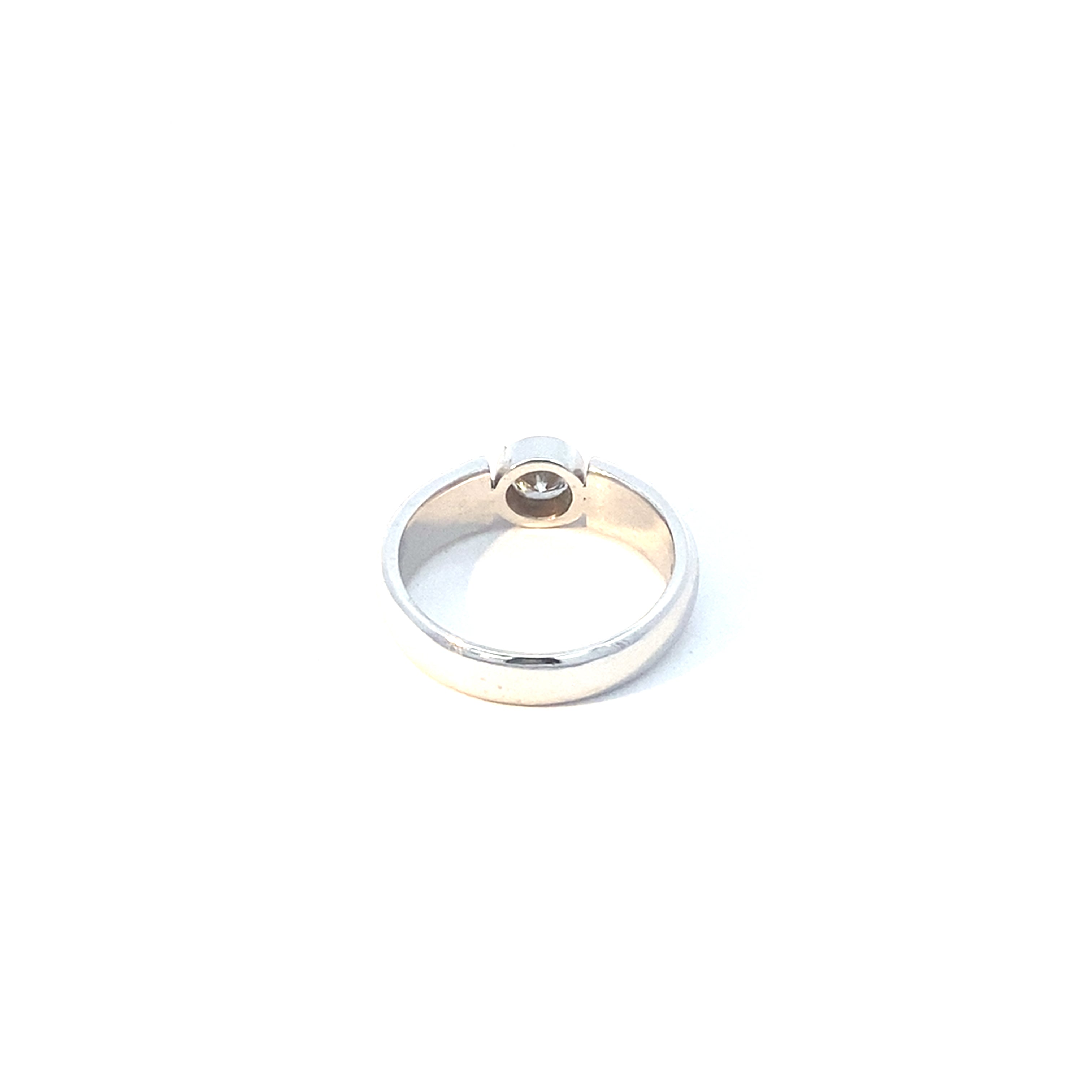 Brillantring Weißgold 750 / 18 kt