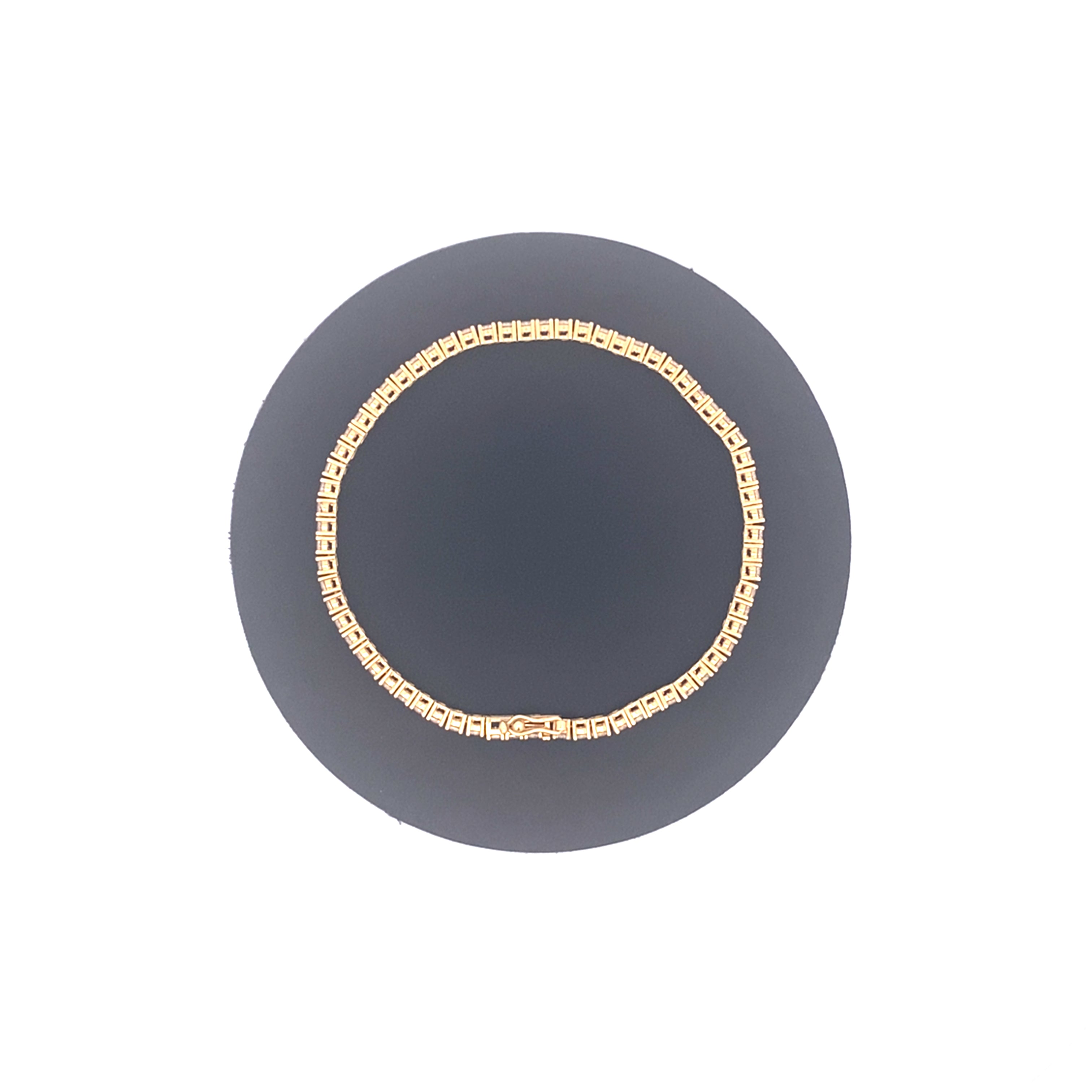 Armband Gelbgold 585 / 14 kt mit Zirkonia