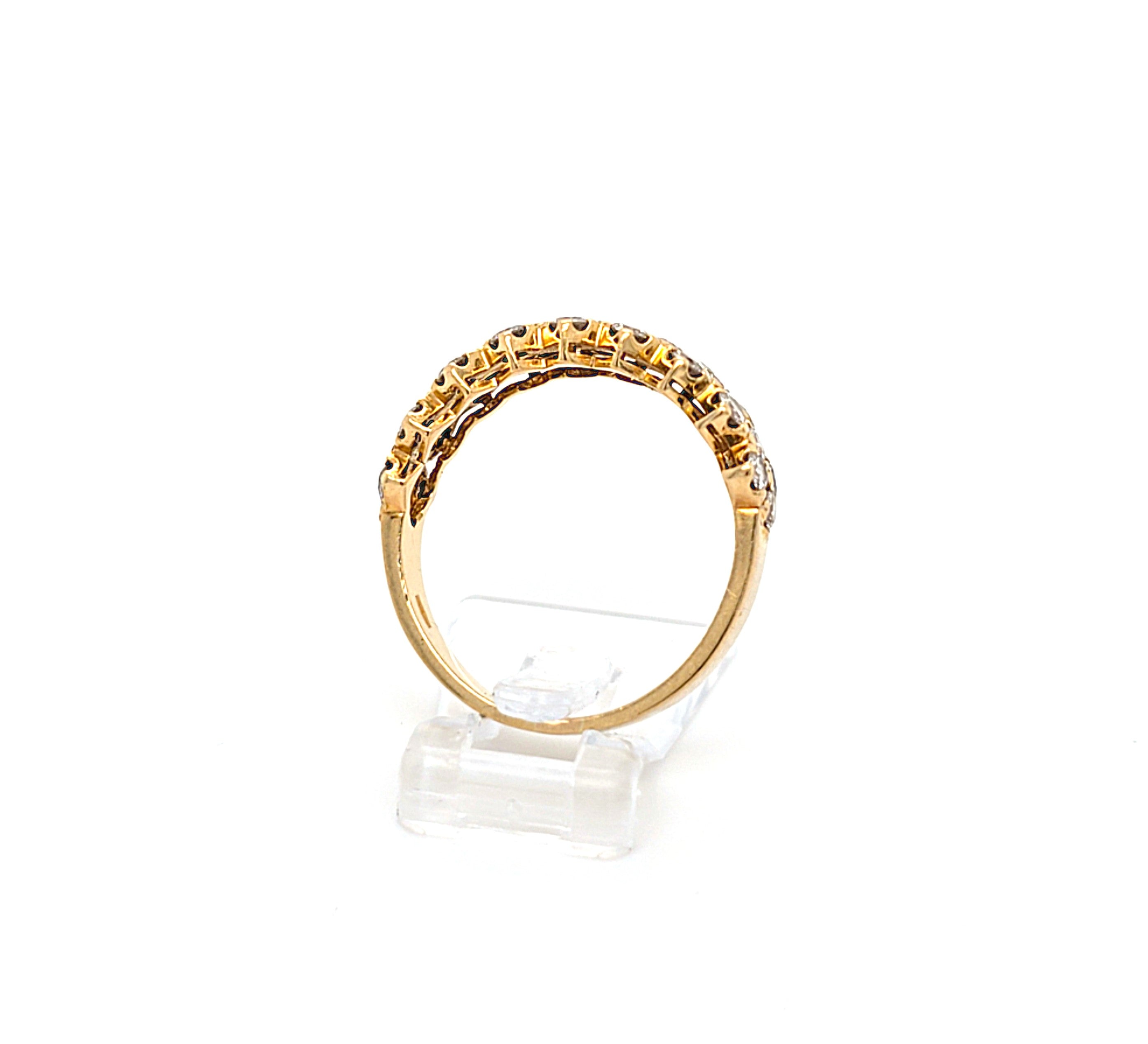 Ring Gold 750 Brillanten Damen Geschenk Schmuck