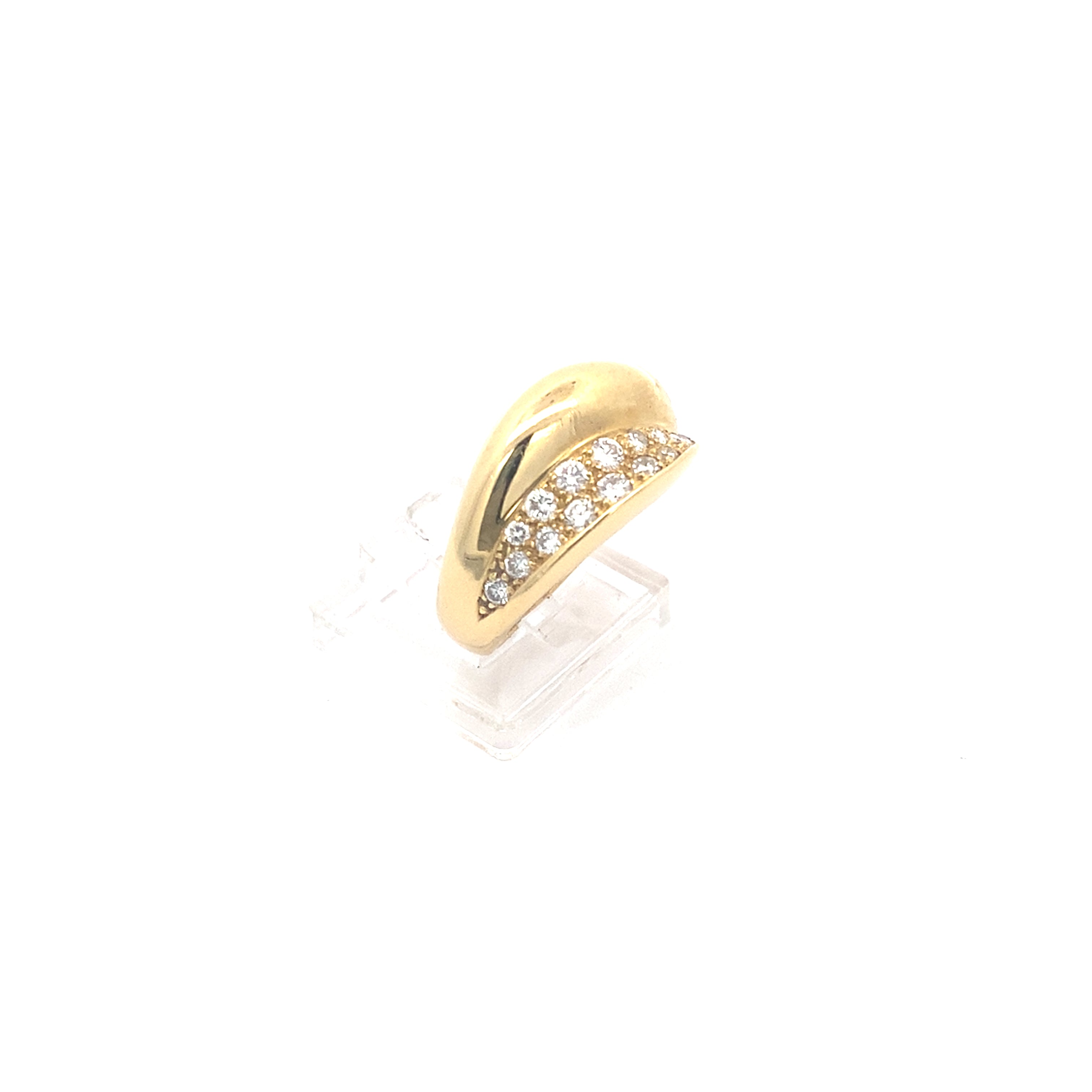 Brillantring Gelbgold 750 / 18 kt *58