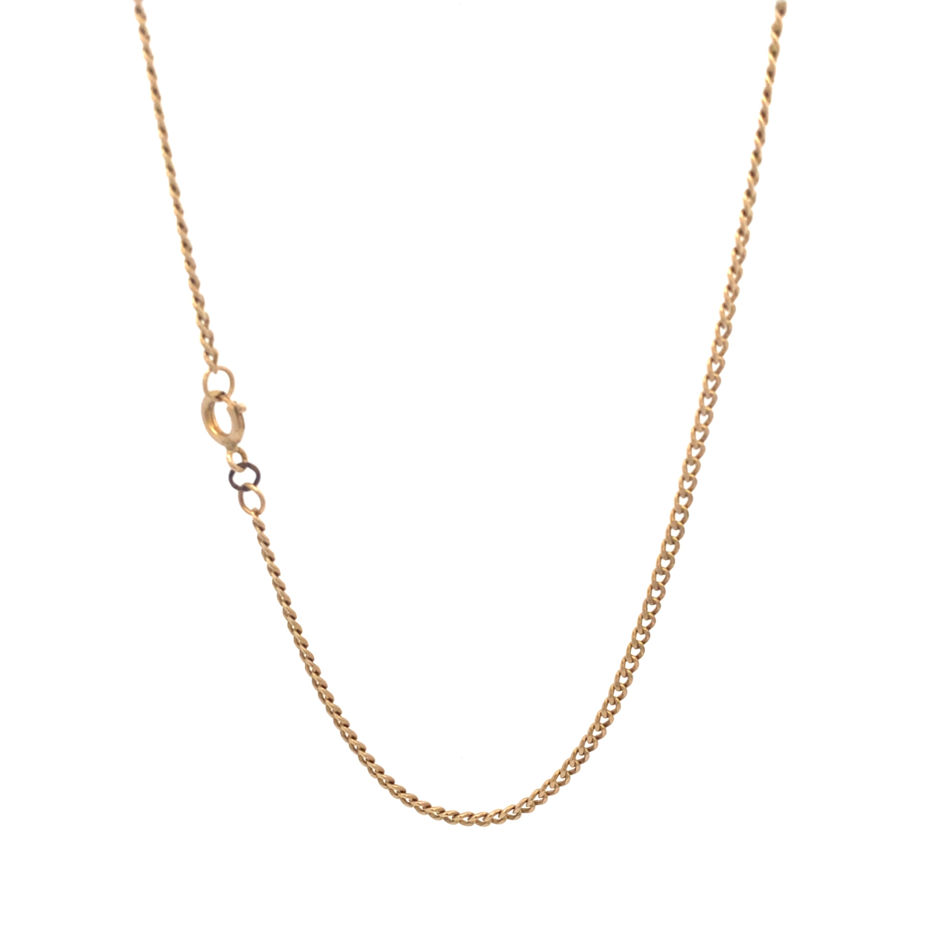 Flachpanzerkette Gelbgold 585 / 14 kt