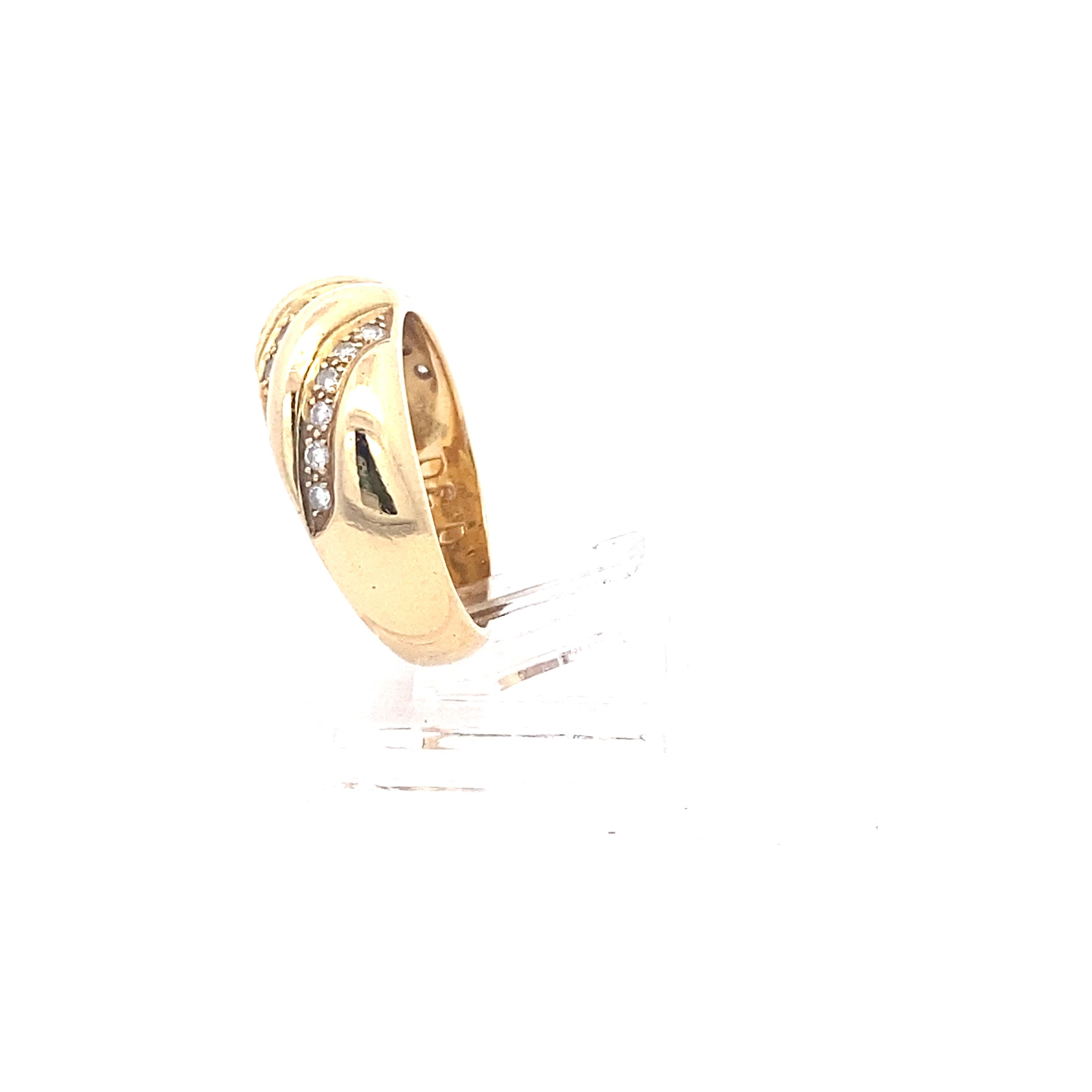 Brillantring Gelbgold 750 / 18 kt 64*