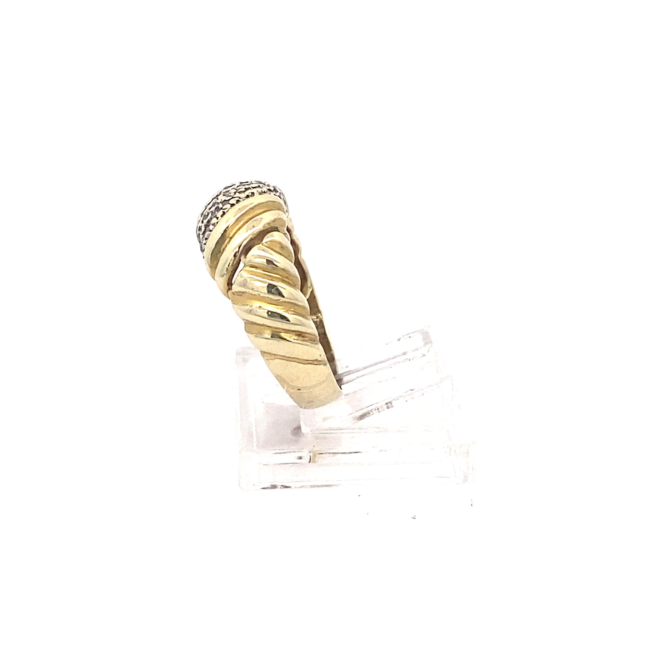 Brillantring Gelbgold 333 / 8 kt 53*