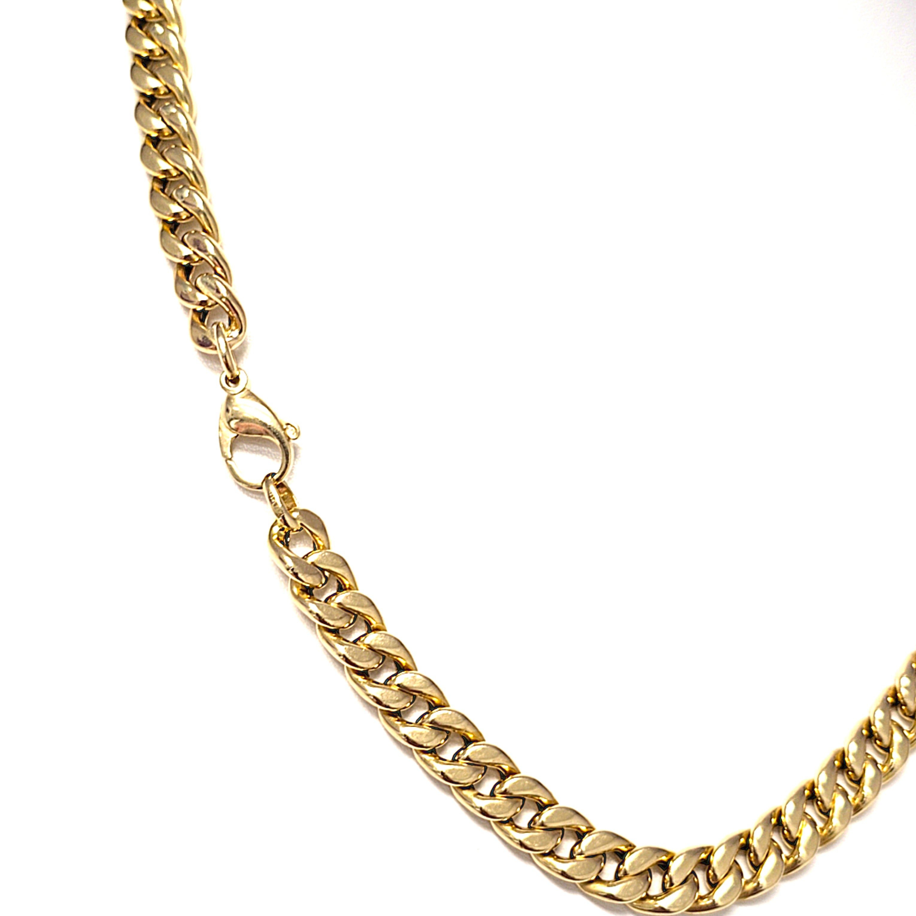 Damen Collier Kette Gelbgold 585 14 kt 60 Brillanten Länge 51 cm Schmuck