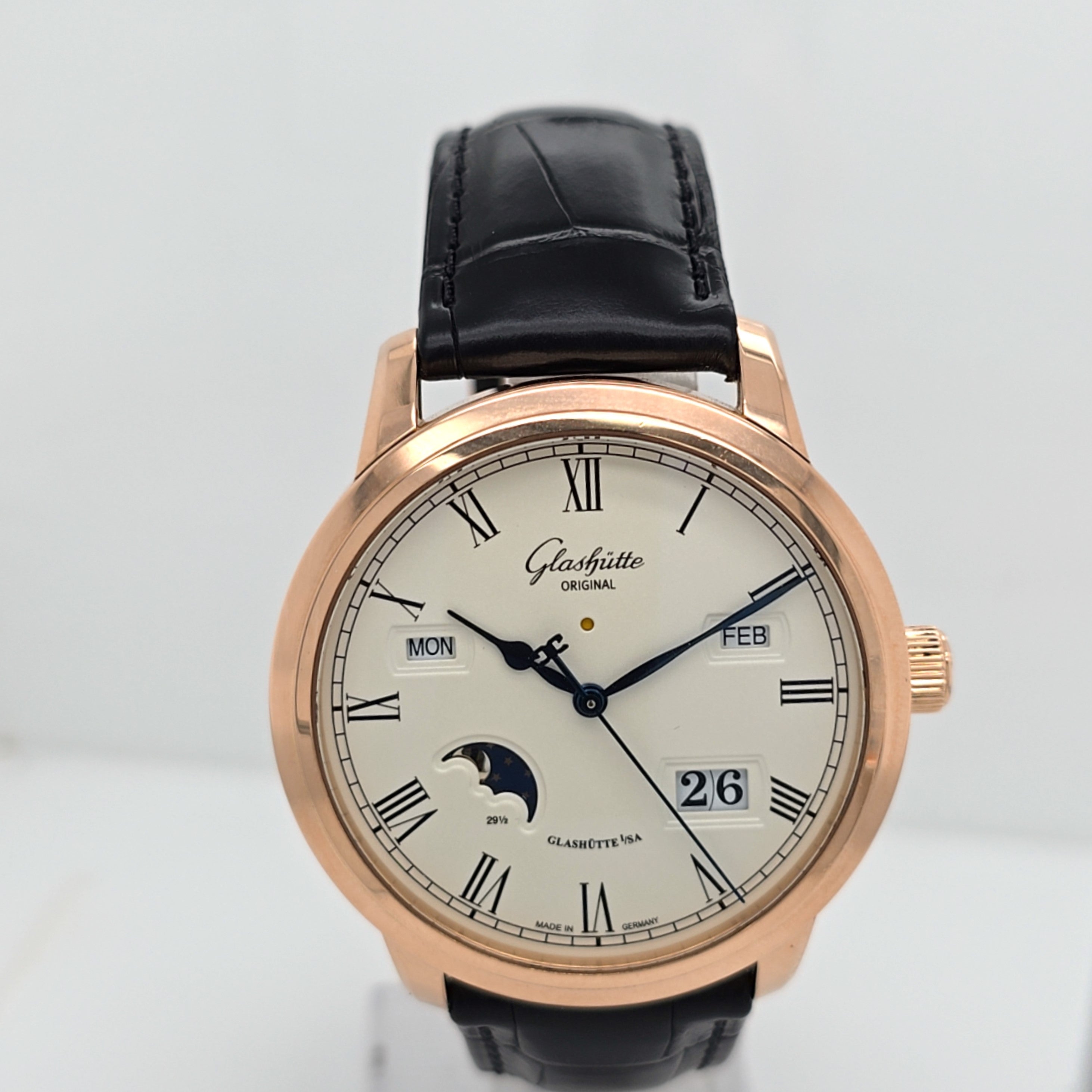 Glashütte Senator Rose Gold Full-Set Ref. 10002220505 BJ. 2019