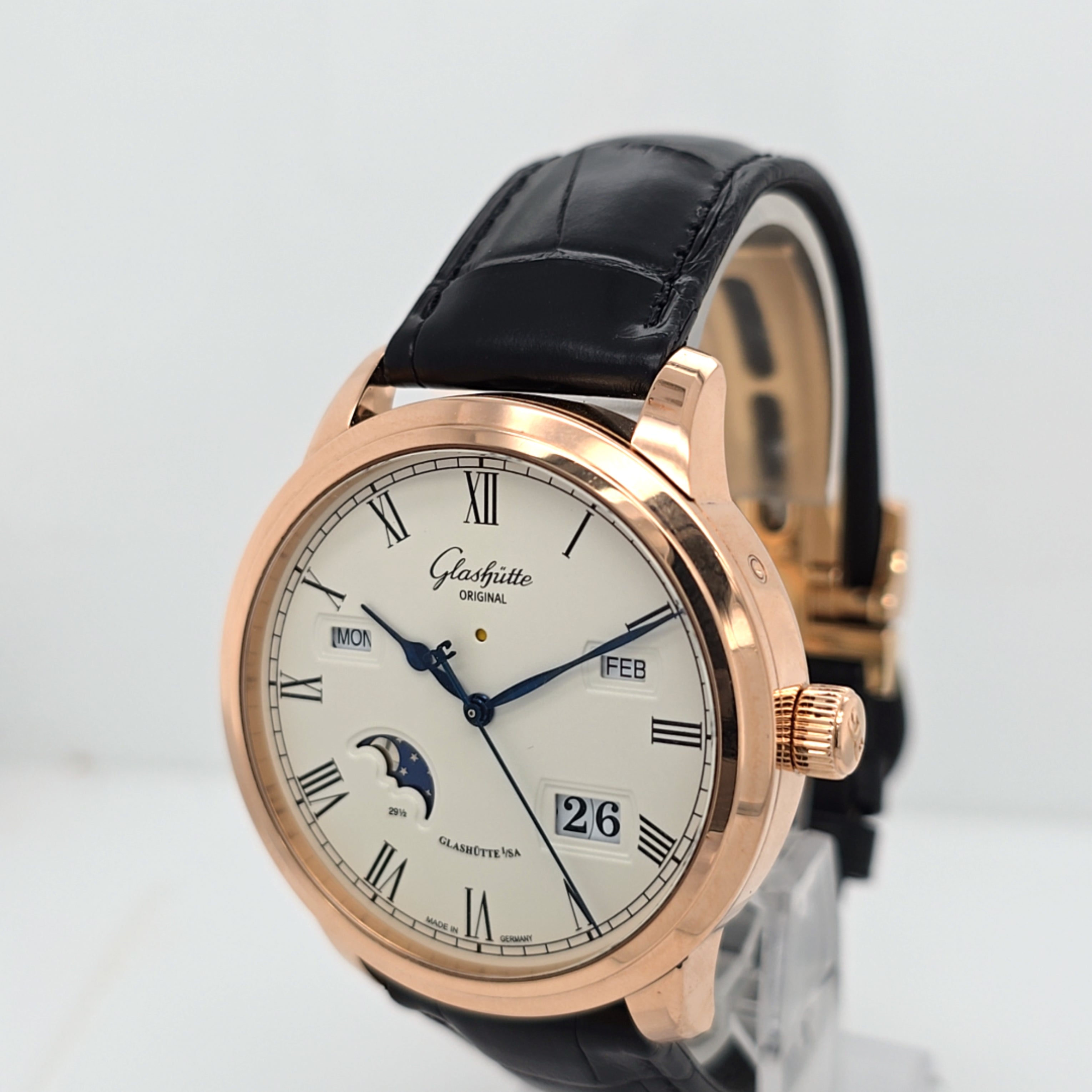 Glashütte Senator Rose Gold Full-Set Ref. 10002220505 BJ. 2019