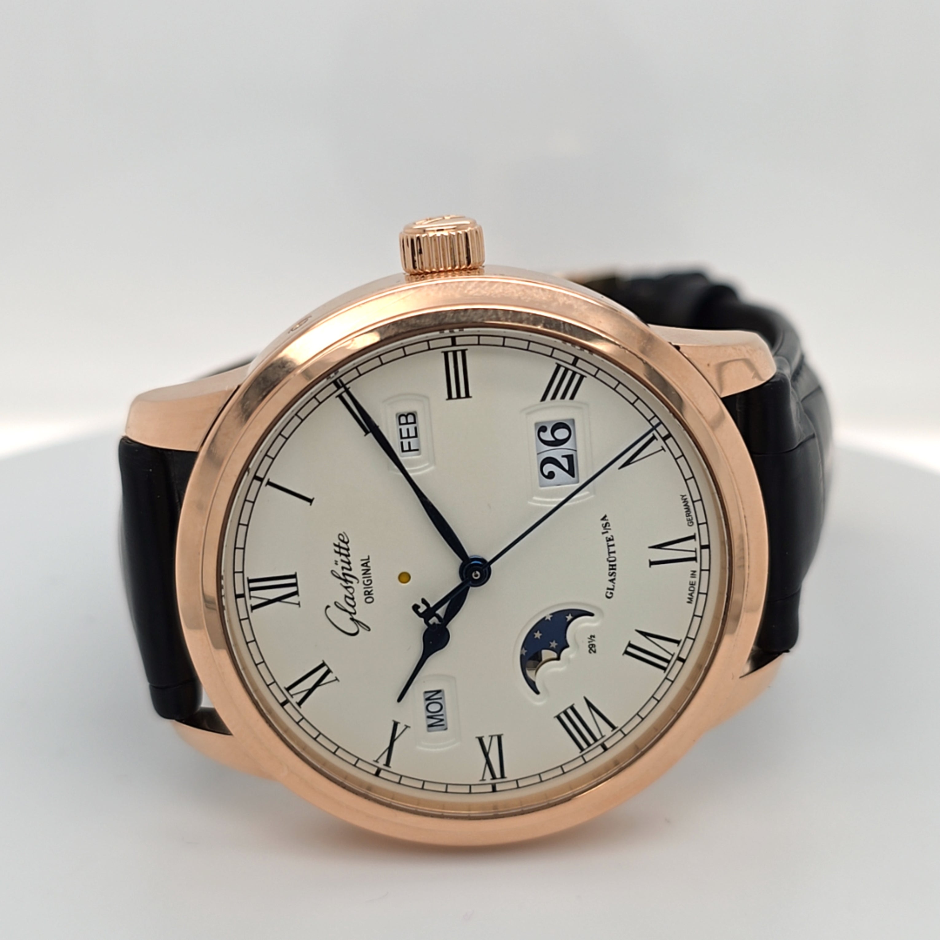 Glashütte Senator Rose Gold Full-Set Ref. 10002220505 BJ. 2019