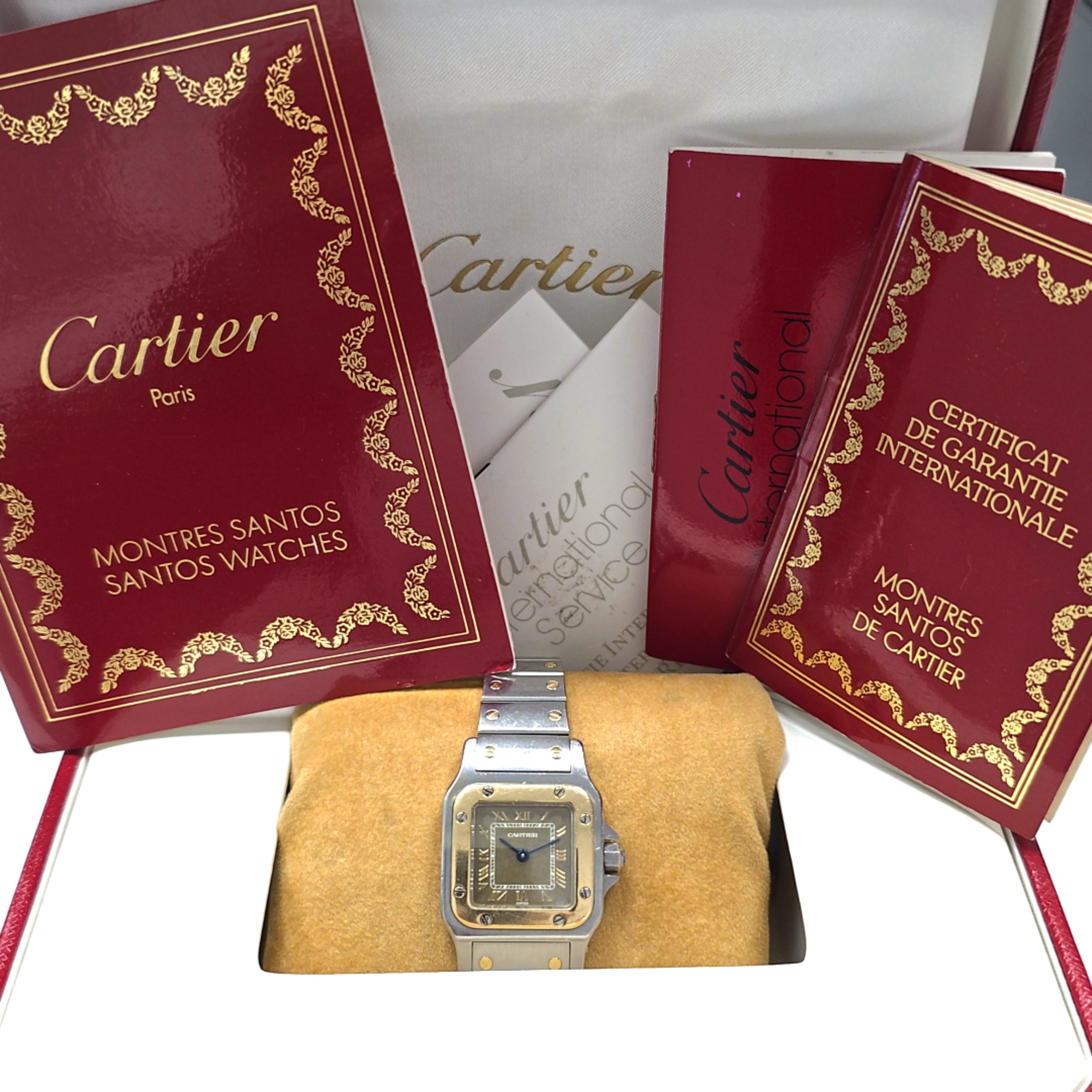 Cartier Santos Galbee Stahl/Gold Ref. 1057930 24 mm Unisex