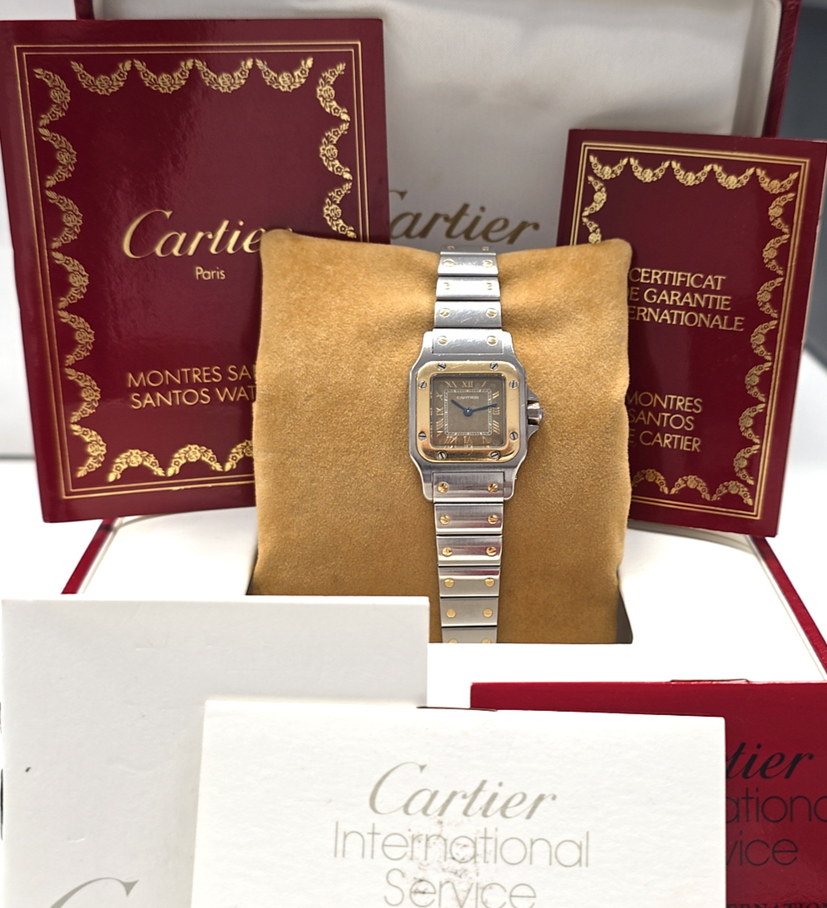 Cartier Santos Galbee Stahl/Gold Ref. 1057930 24 mm Unisex