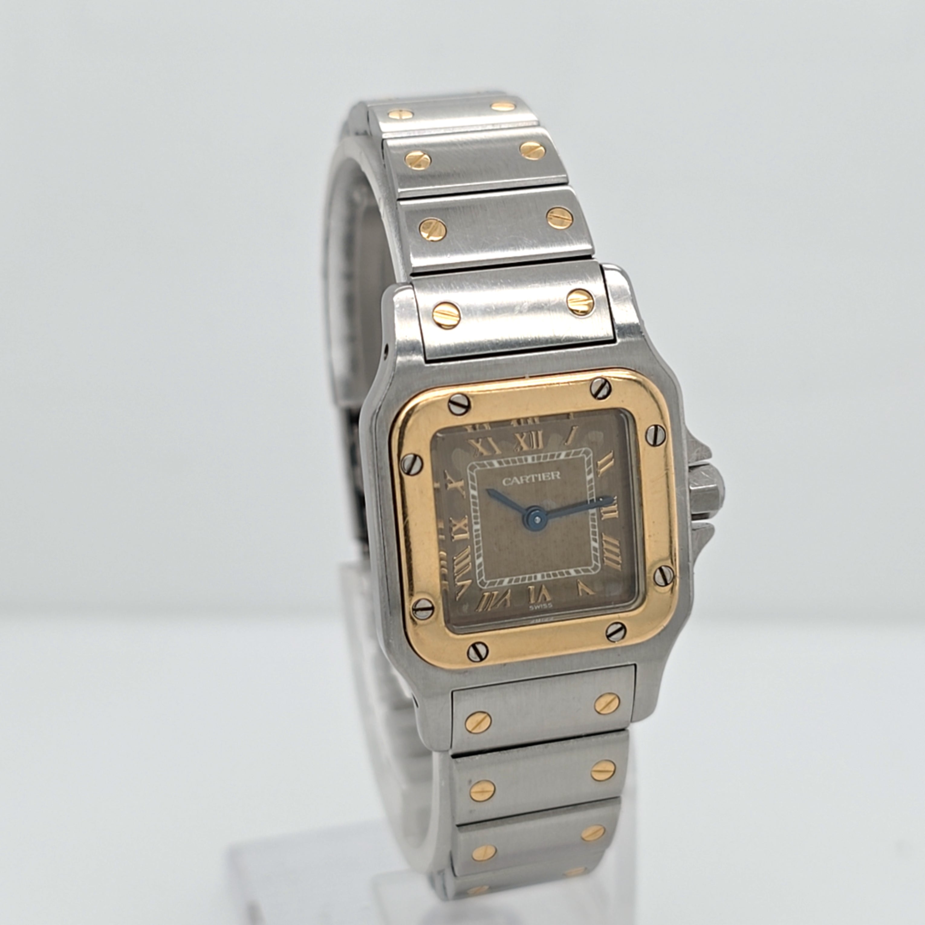 Cartier Santos Galbee Stahl/Gold Ref. 1057930 24 mm Unisex