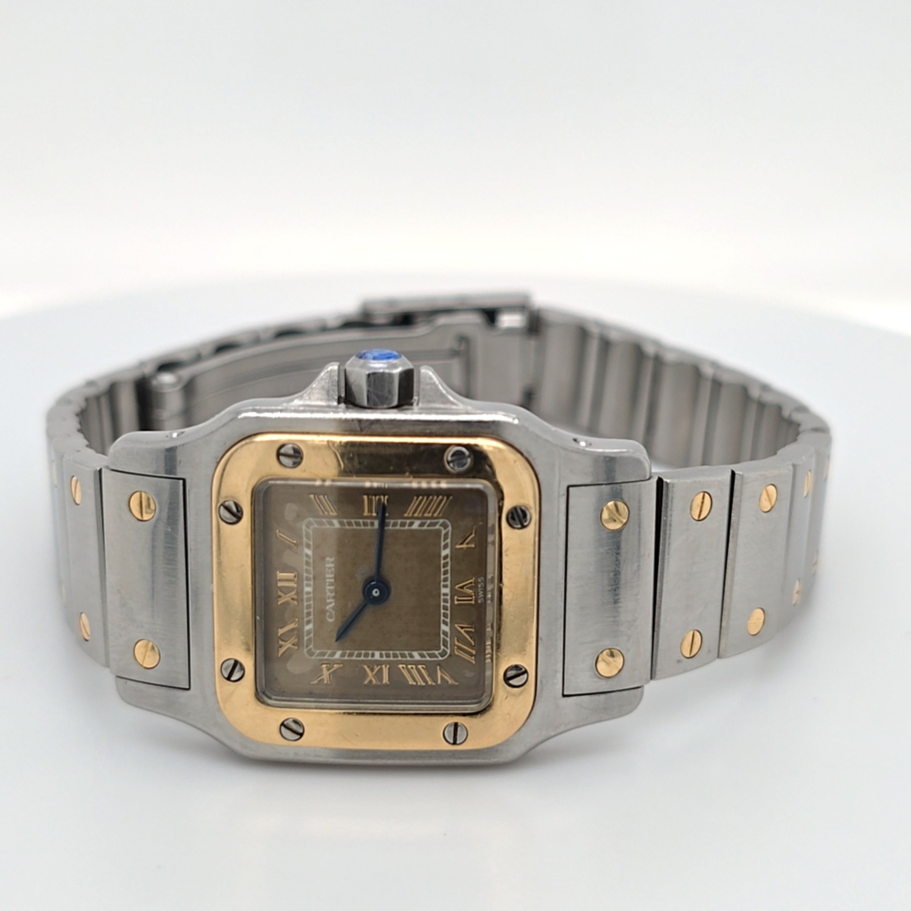 Cartier Santos Galbee Stahl/Gold Ref. 1057930 24 mm Unisex