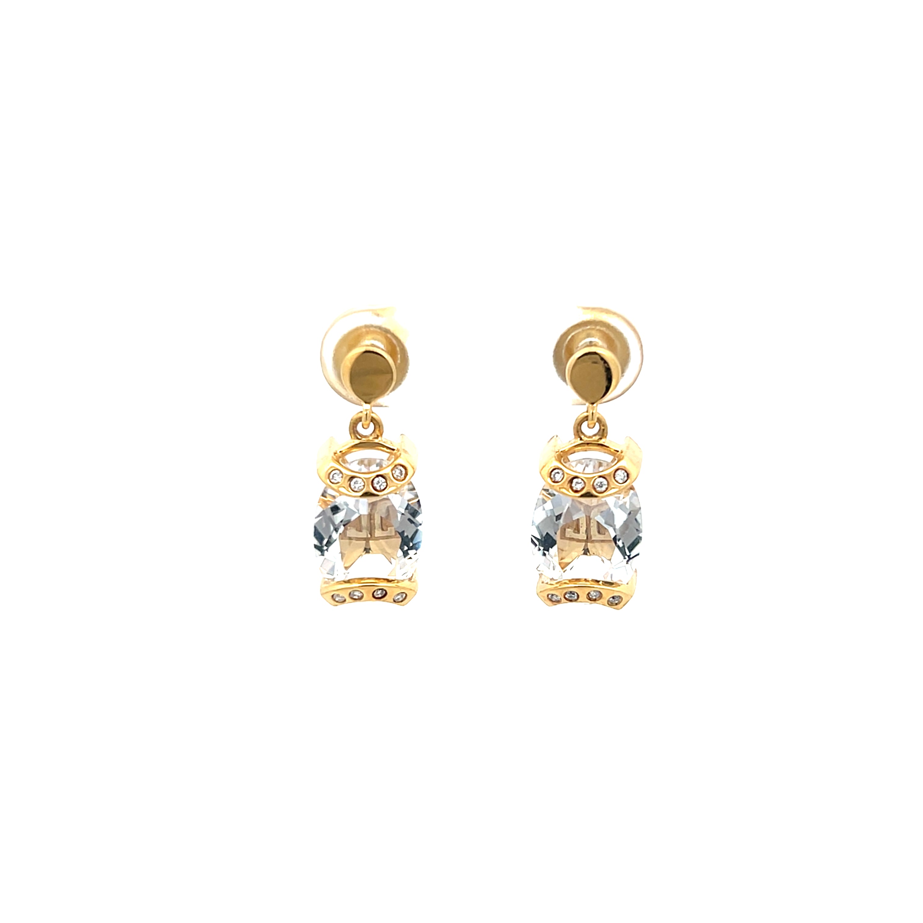 Ohrringe "Jette Joop" Gelbgold 750 / 18 kt mit Diamanten
