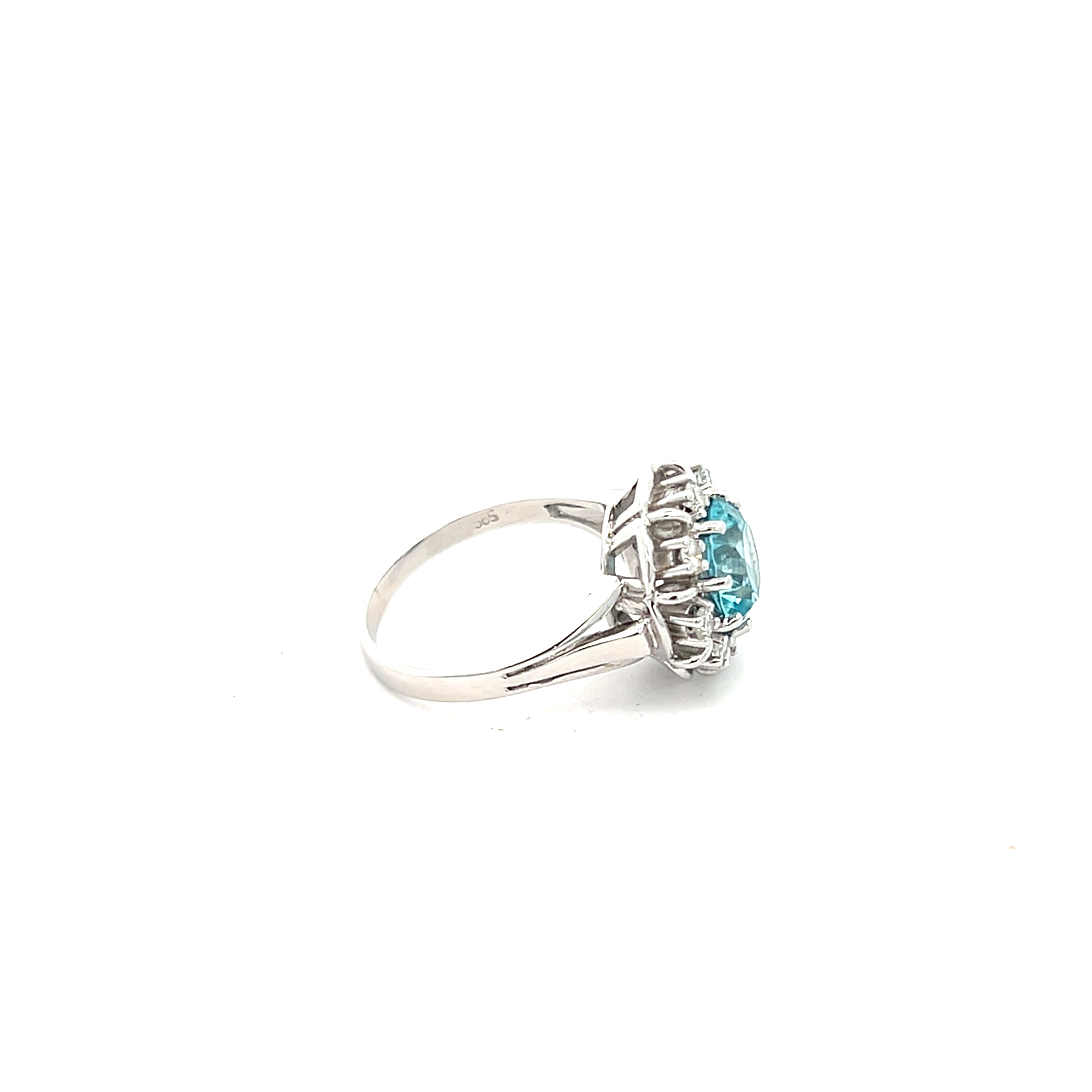 Brillantring Weißgold 585 / 14 kt "53